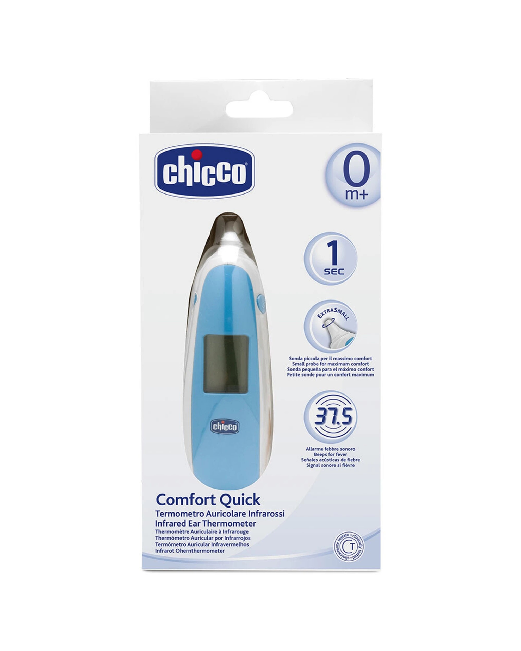 3 Chicco Ear Thermometer Comfort Quick For Infants Compact Fast Design Reliable - Multi, 3 of 3
