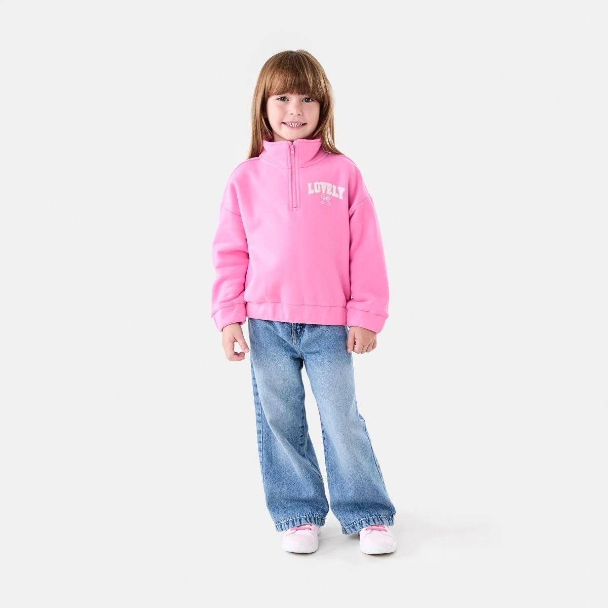 7 Quarter Zip Fleece Sweatshirt Lovely, 7 of 8