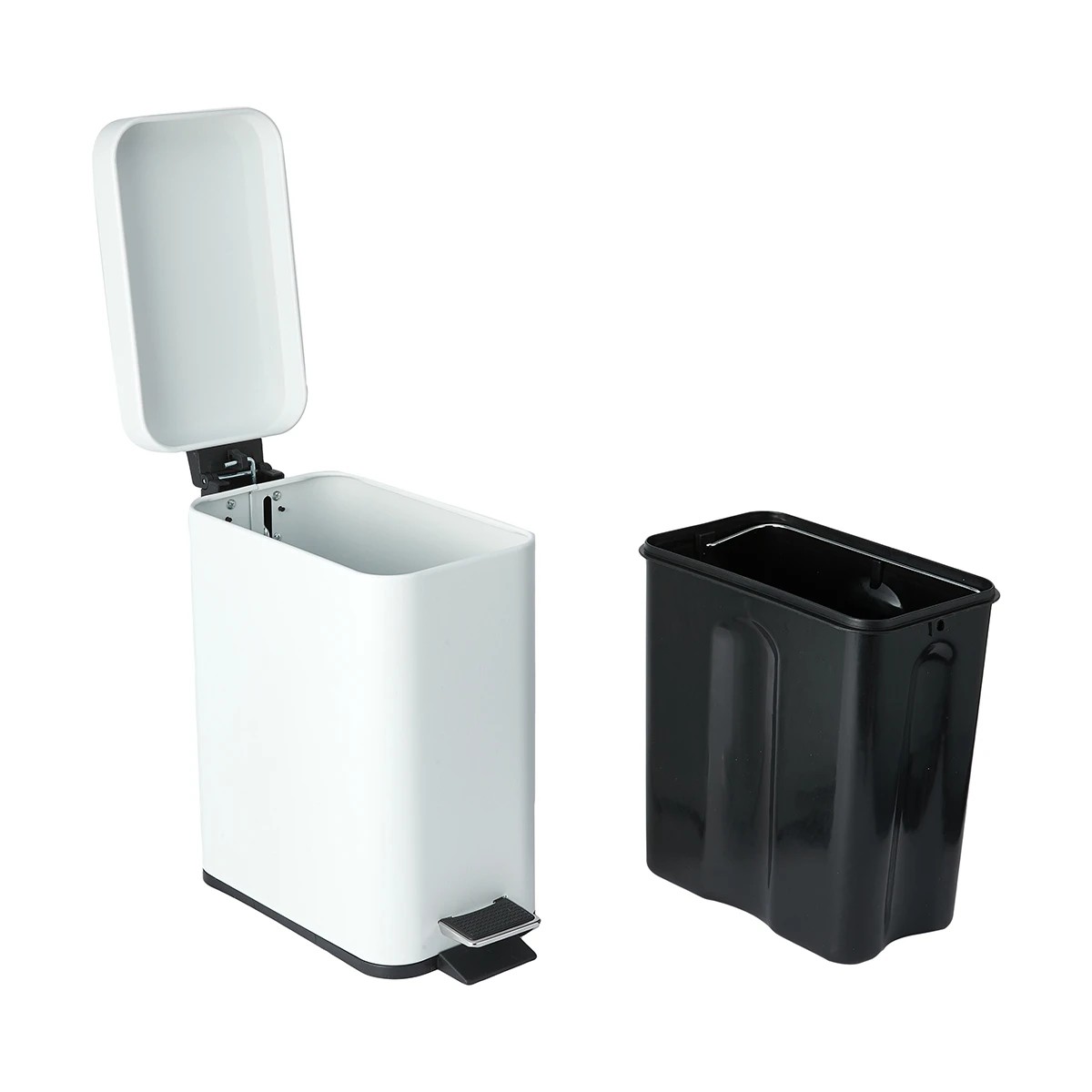 4 5L Slim Line Bin - White, 4 of 7
