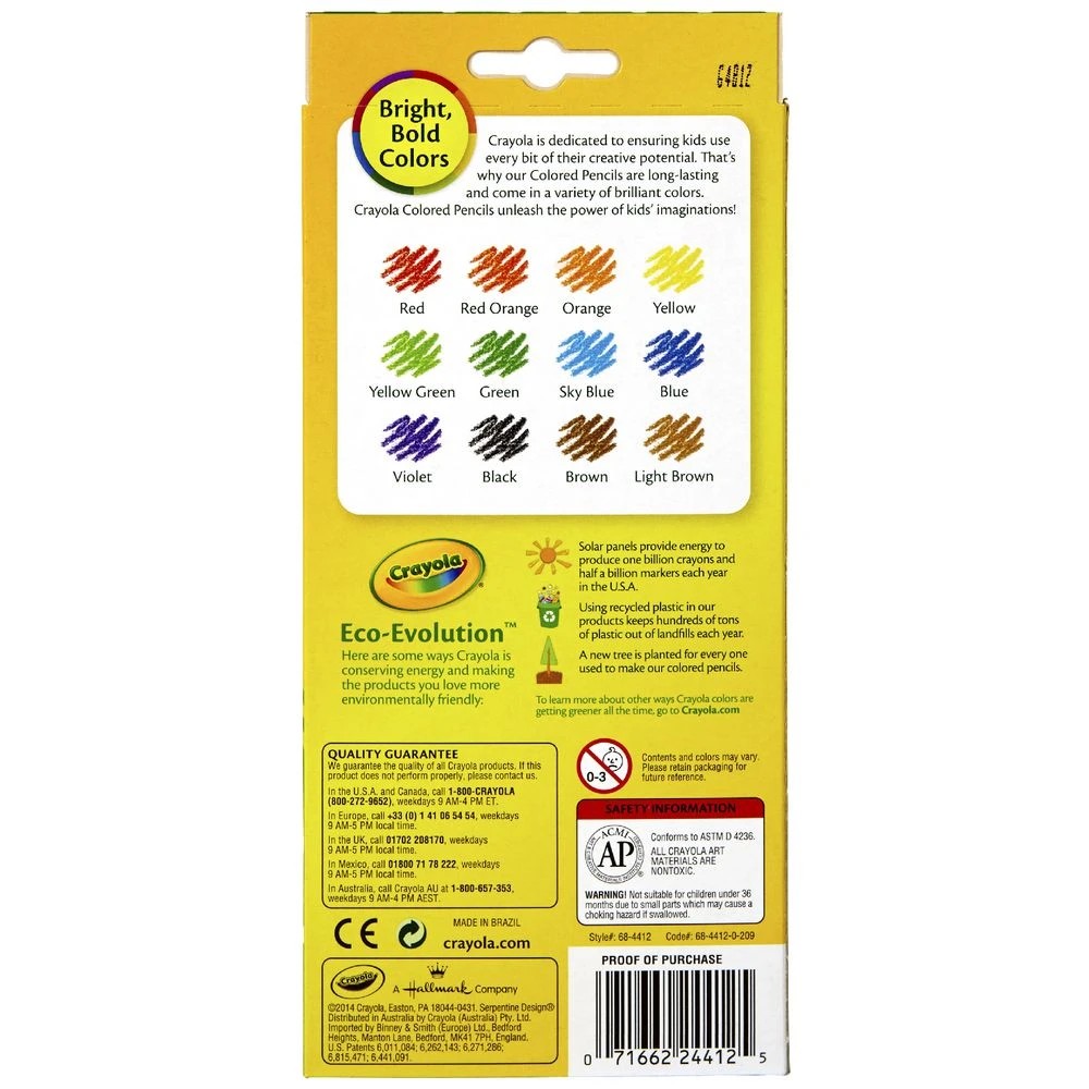 2 Crayola Erasable Coloured Pencils 12 Pack, 2 of 8