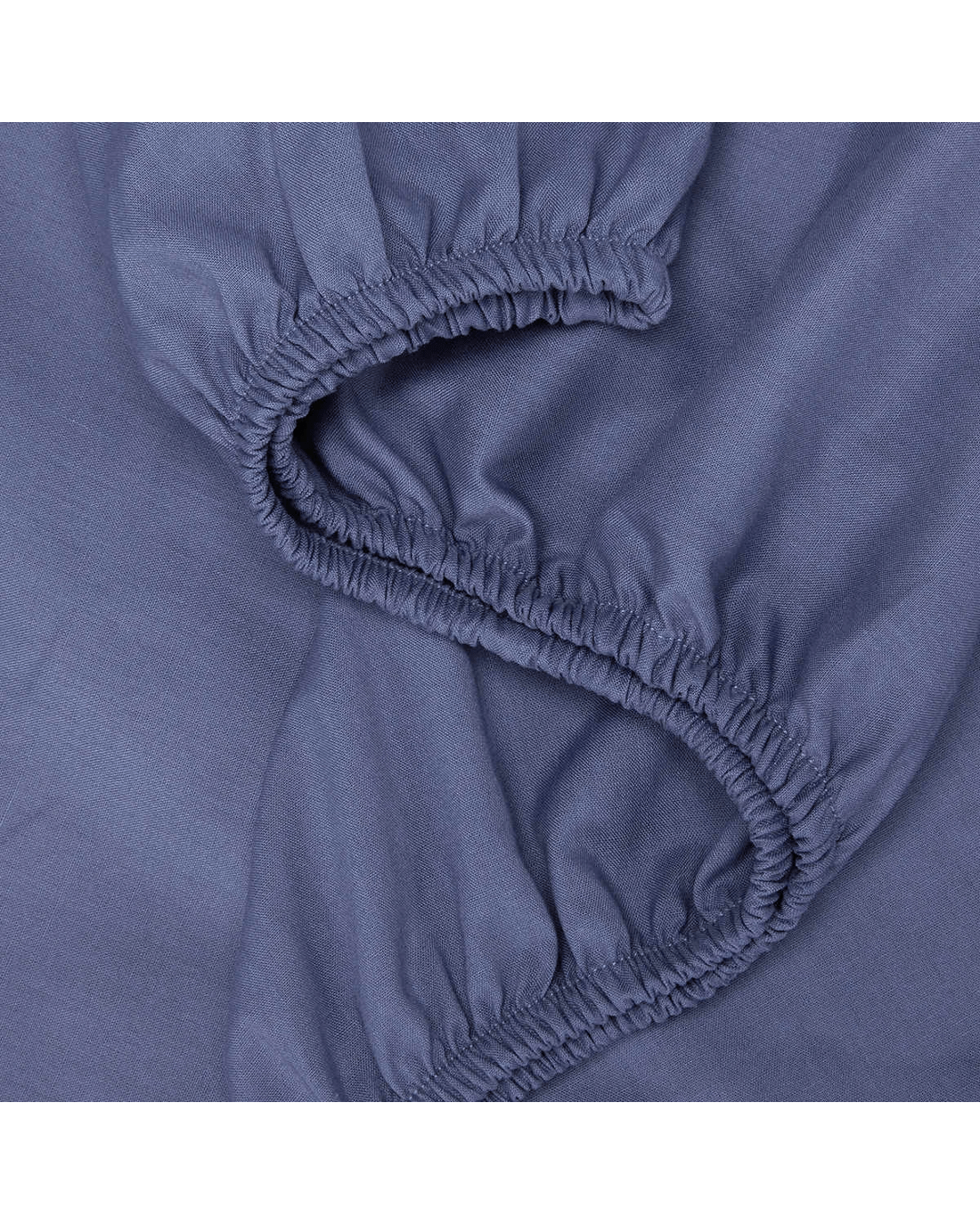 3 180 Thread Count Sheet Set - Single Bed, Mid Blue, 3 of 8