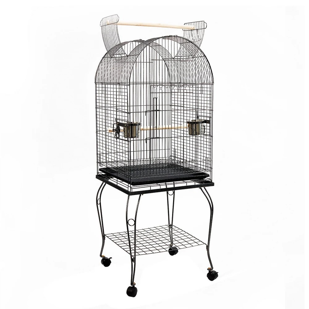 1 i.Pet Bird Cage 150cm Large Aviary - Black, 1 of 9