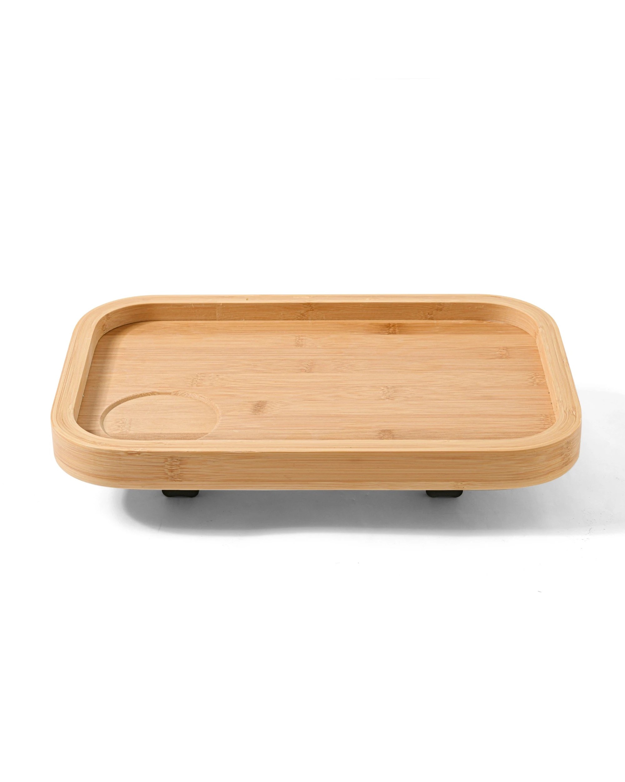 7 Sherwood Japandi Bamboo Floating Bedside Table - Natural, 7 of 10