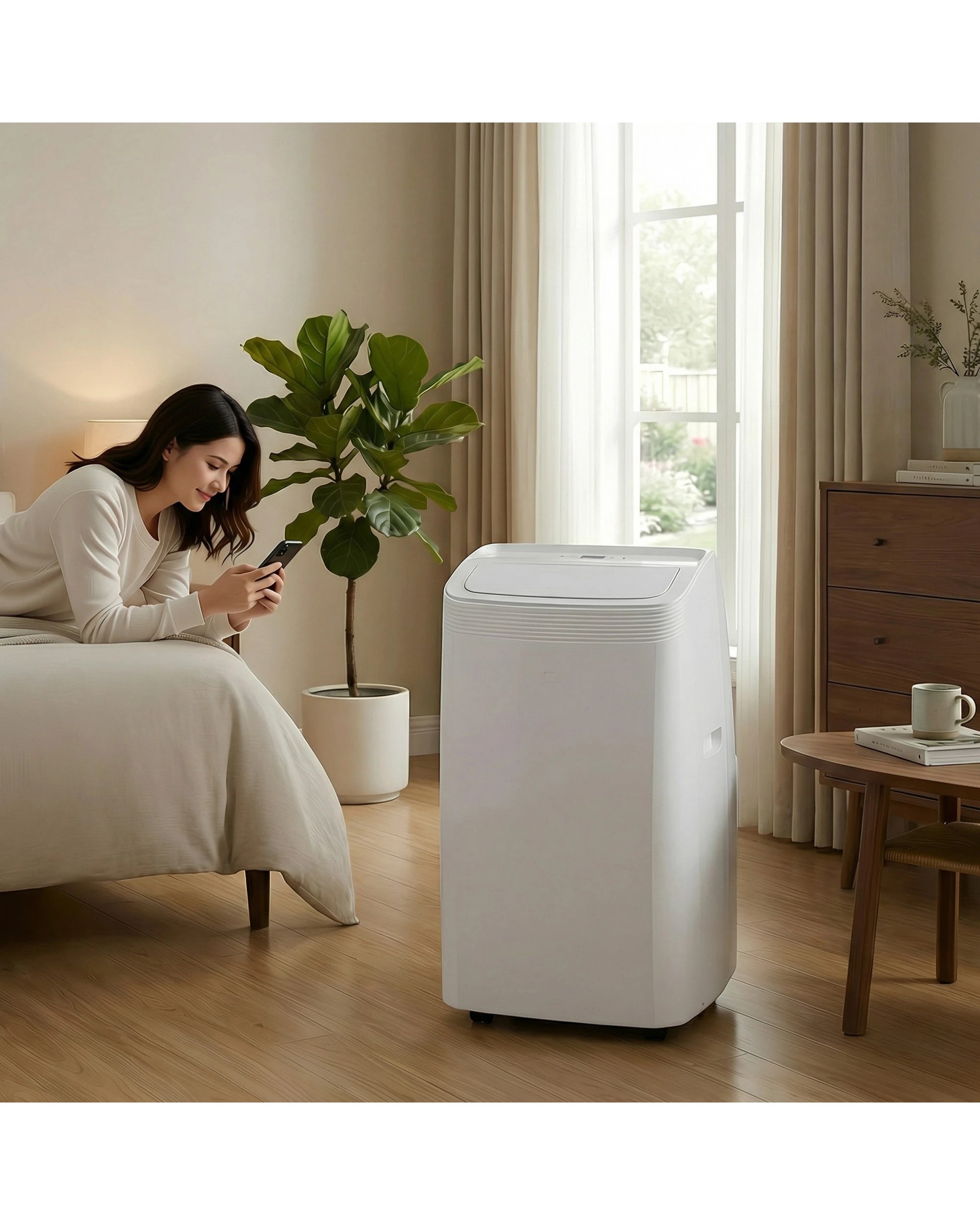 3 Olimpia Splendid Portable 4.1kW Air Conditioner with WiFi and Remote SERENITY14, 3 of 9