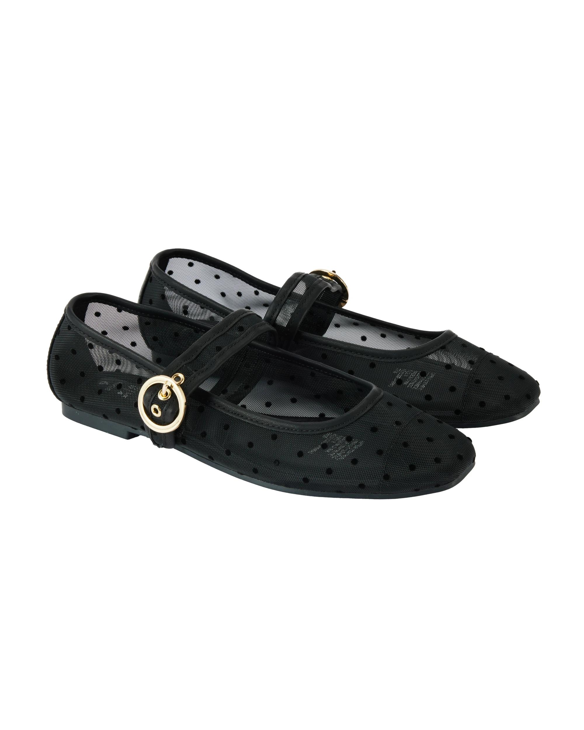 3 Organza Flats Black, 3 of 3