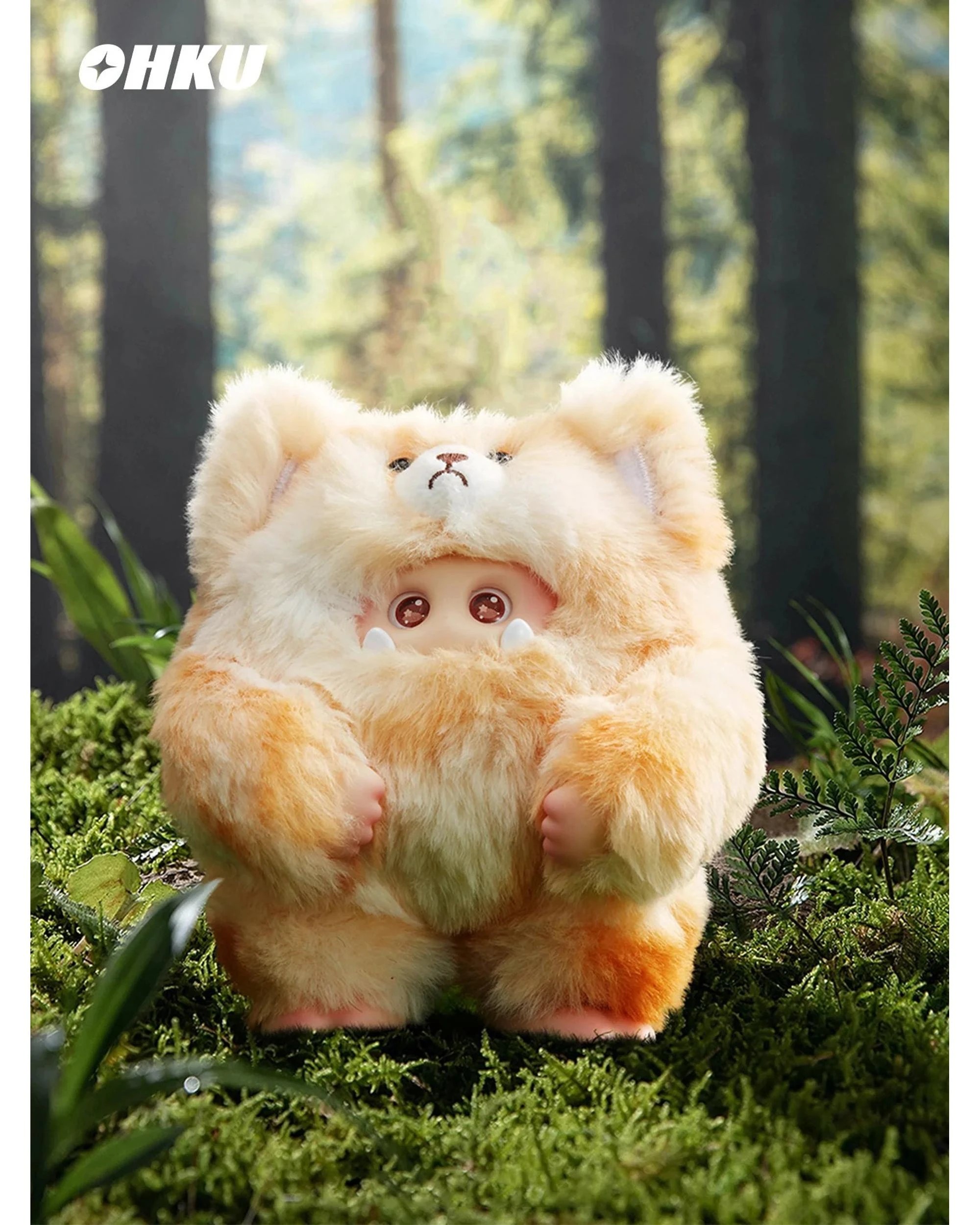 5 OHKU Giggle Monster Furry Forest Series Plush Blind Box, 5 of 8