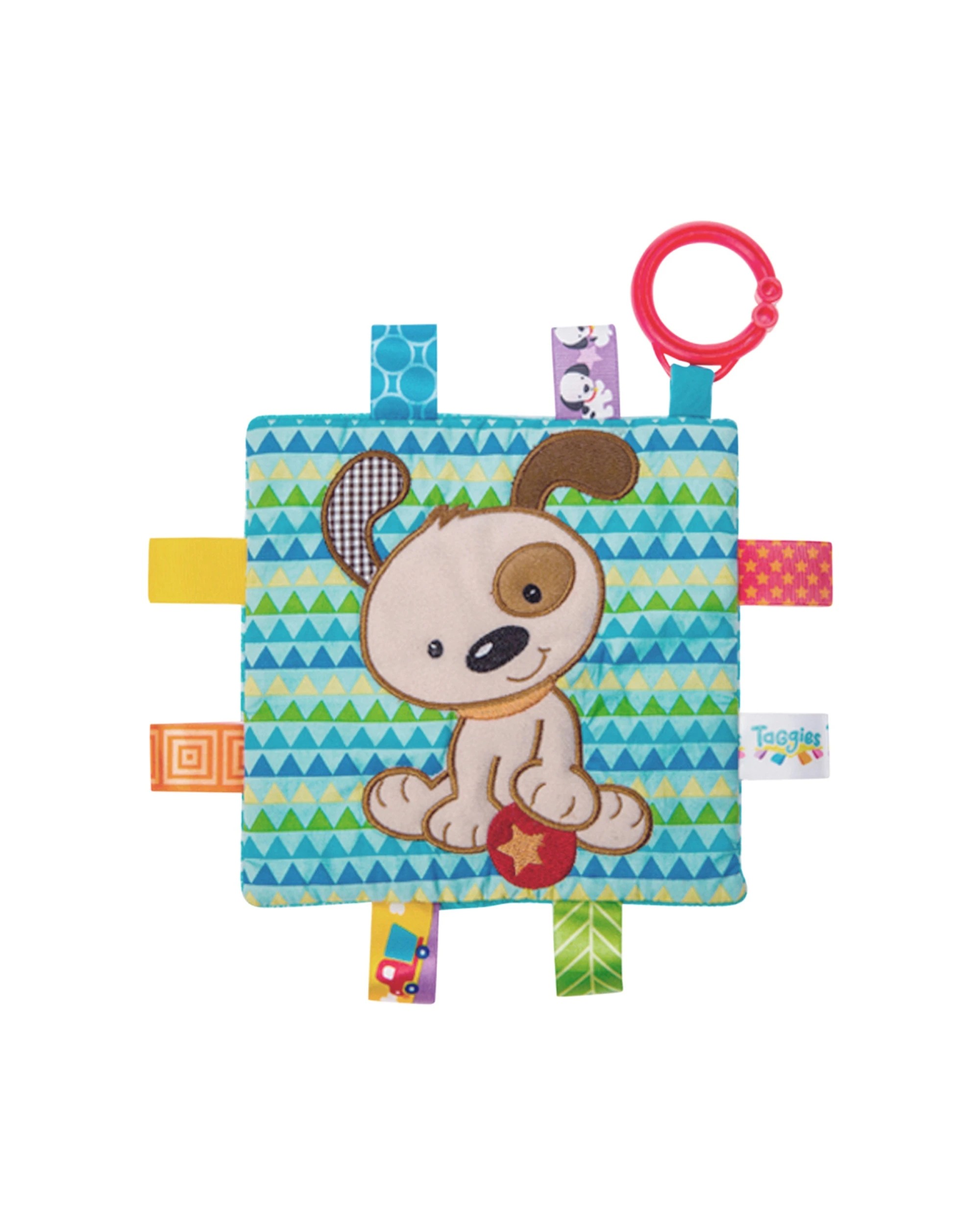 1 Mary Meyer Taggies Buddy Dog Crinkle Me Activity Toy 16.5cm - Multi, 1 of 5