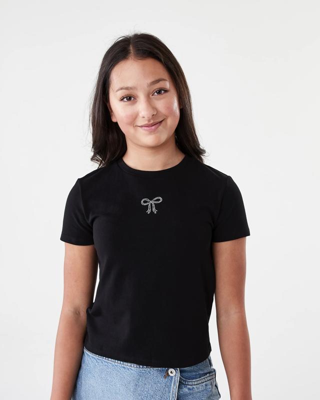 Short Sleeve Embellished Baby T-s