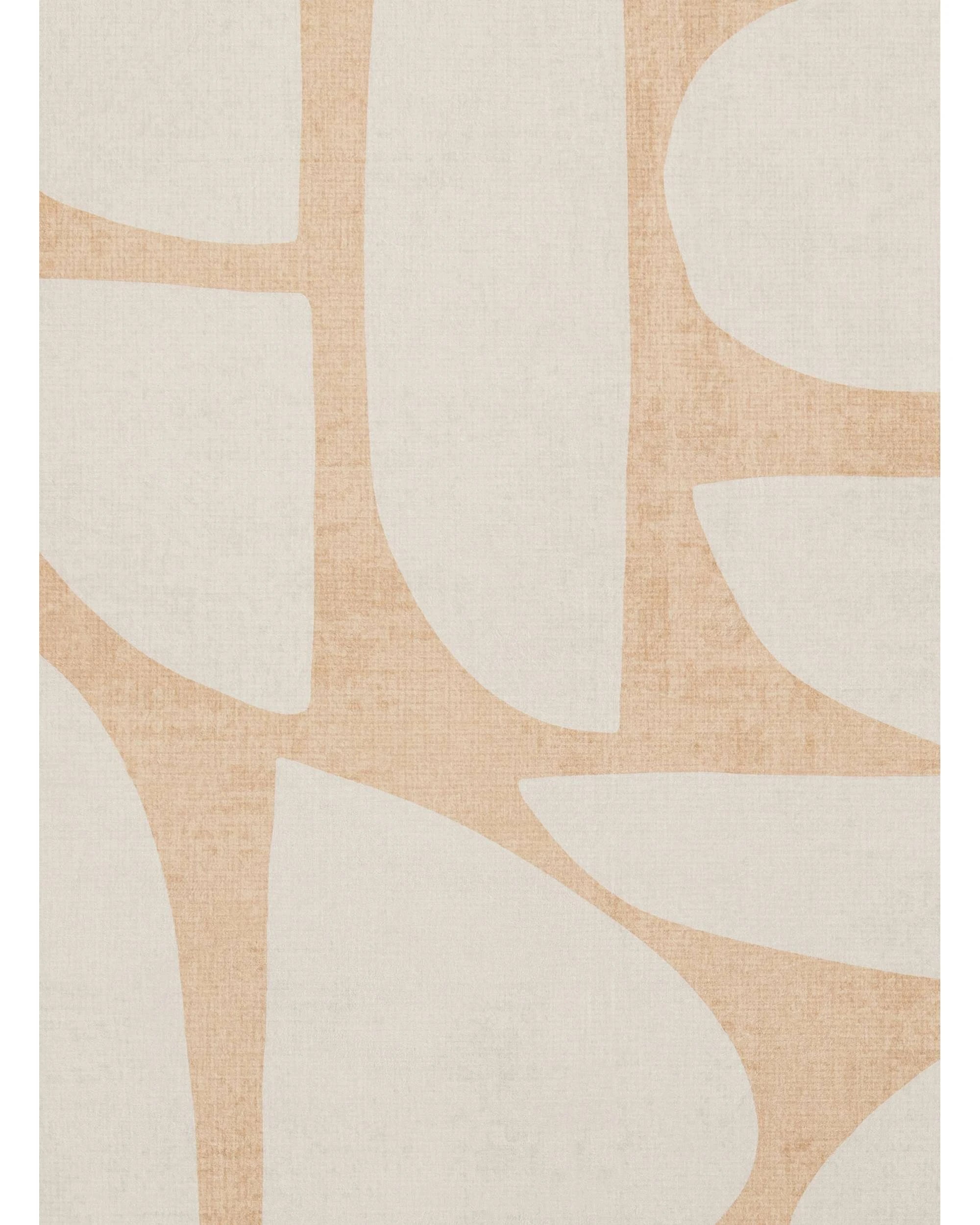 7 Loopsie Tribeca Printed Washable Rug-220cm x 150cm - Beige, 7 of 8
