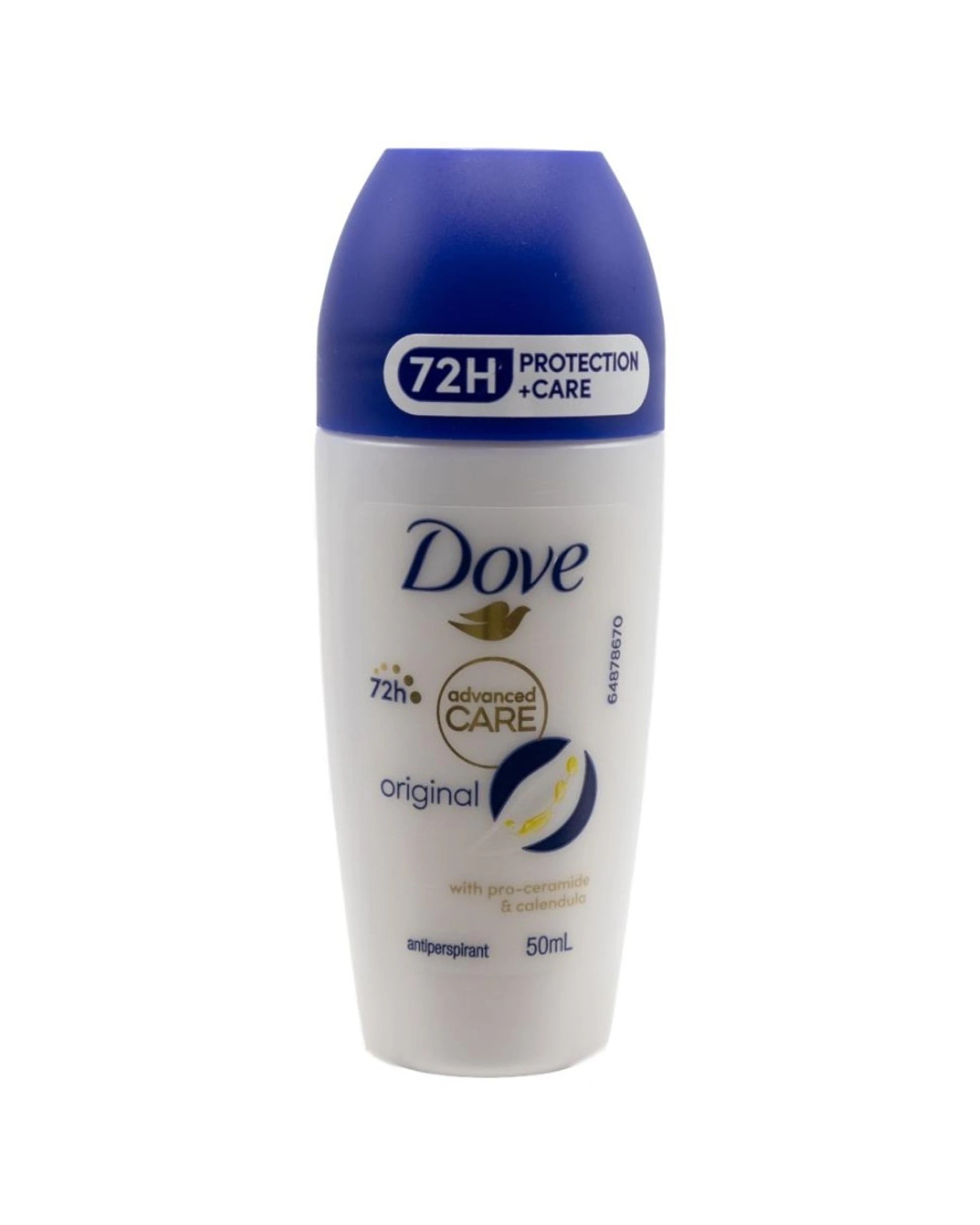 2 Dove 6pk 72 Hour Advanced Care Roll On Antiperspirant Deodorant Original 50mL - Blue, 2 of 3