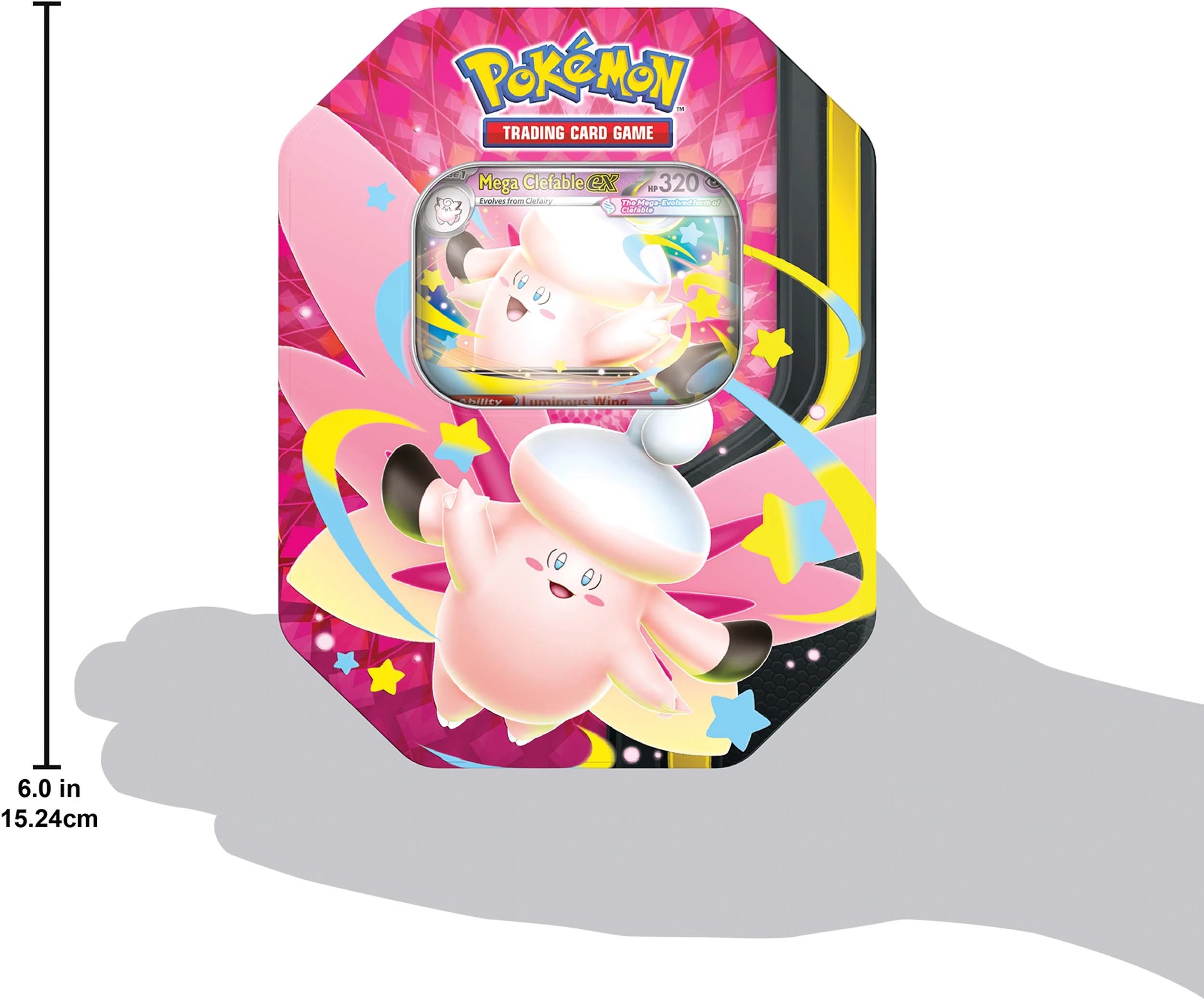 6 Pokemon Trading Card Game: Mega Moonlit Tin - Assorted, 6 of 6