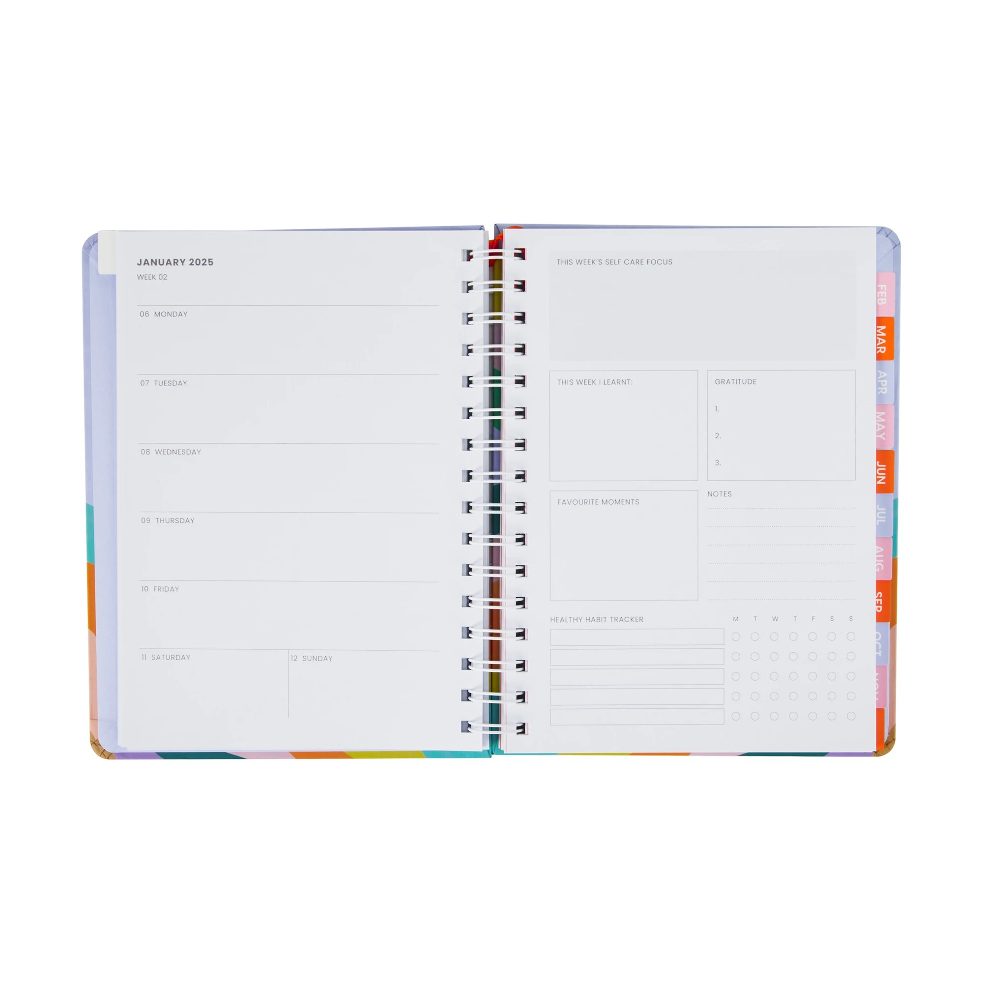 2 2025 Weekly Selfcare Diary, 2 of 7