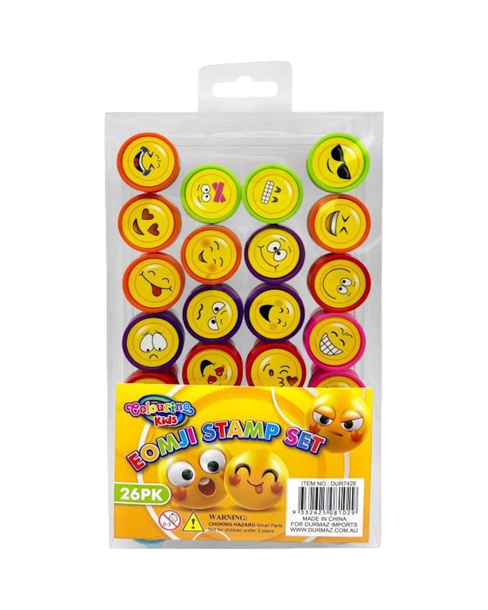 2 Durmaz Smiley Face Stamp Set Pack of 26 - Assorted, 2 of 2