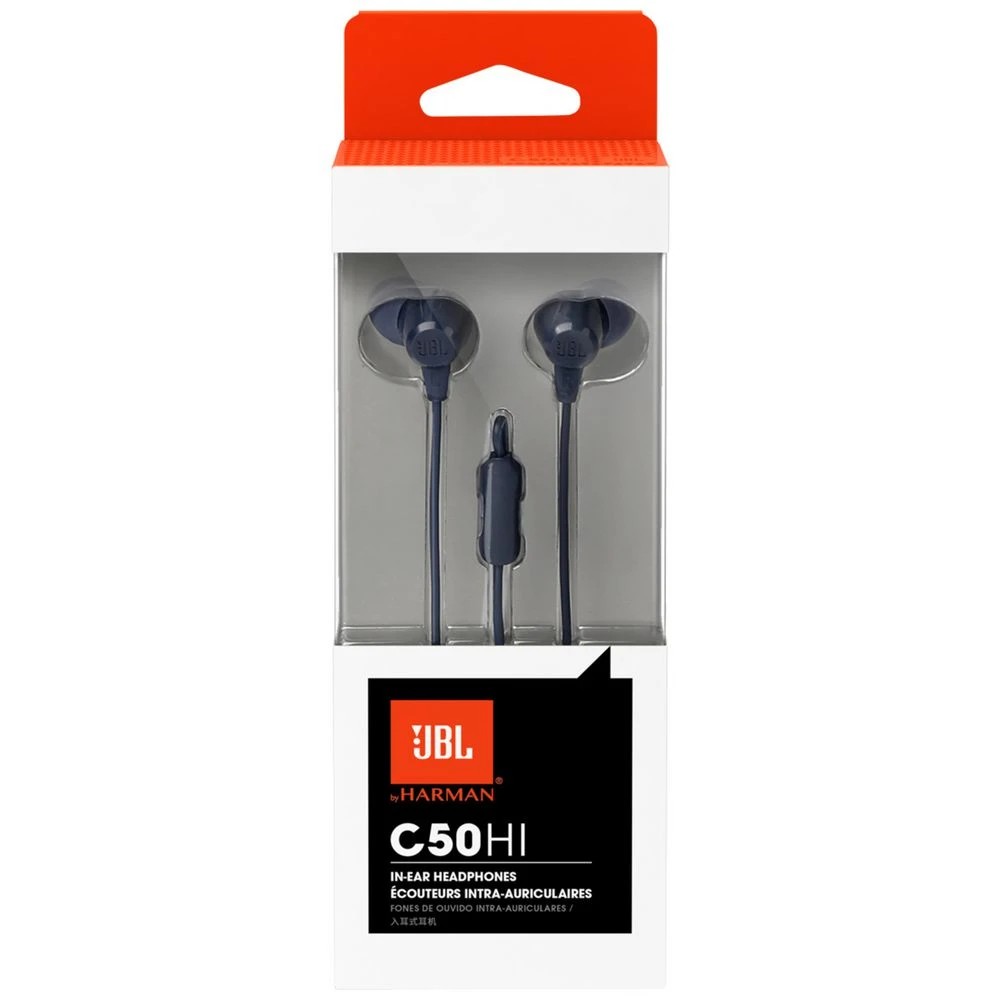 3 JBL C50HI Earphones Blue, 3 of 3