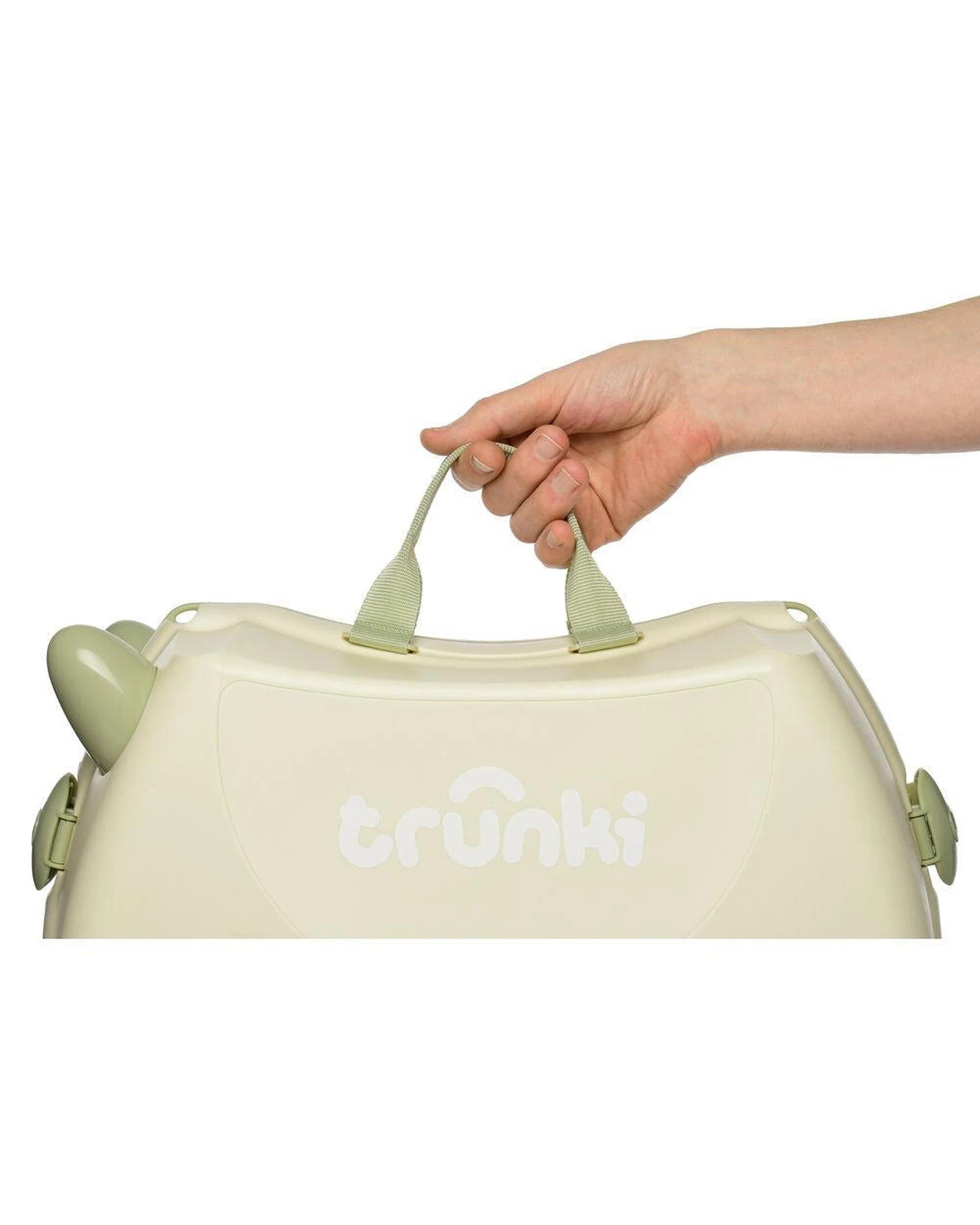 7 Trunki Glide Ride on Luggage Kids Suitcase Toy Box Solid White, 7 of 8