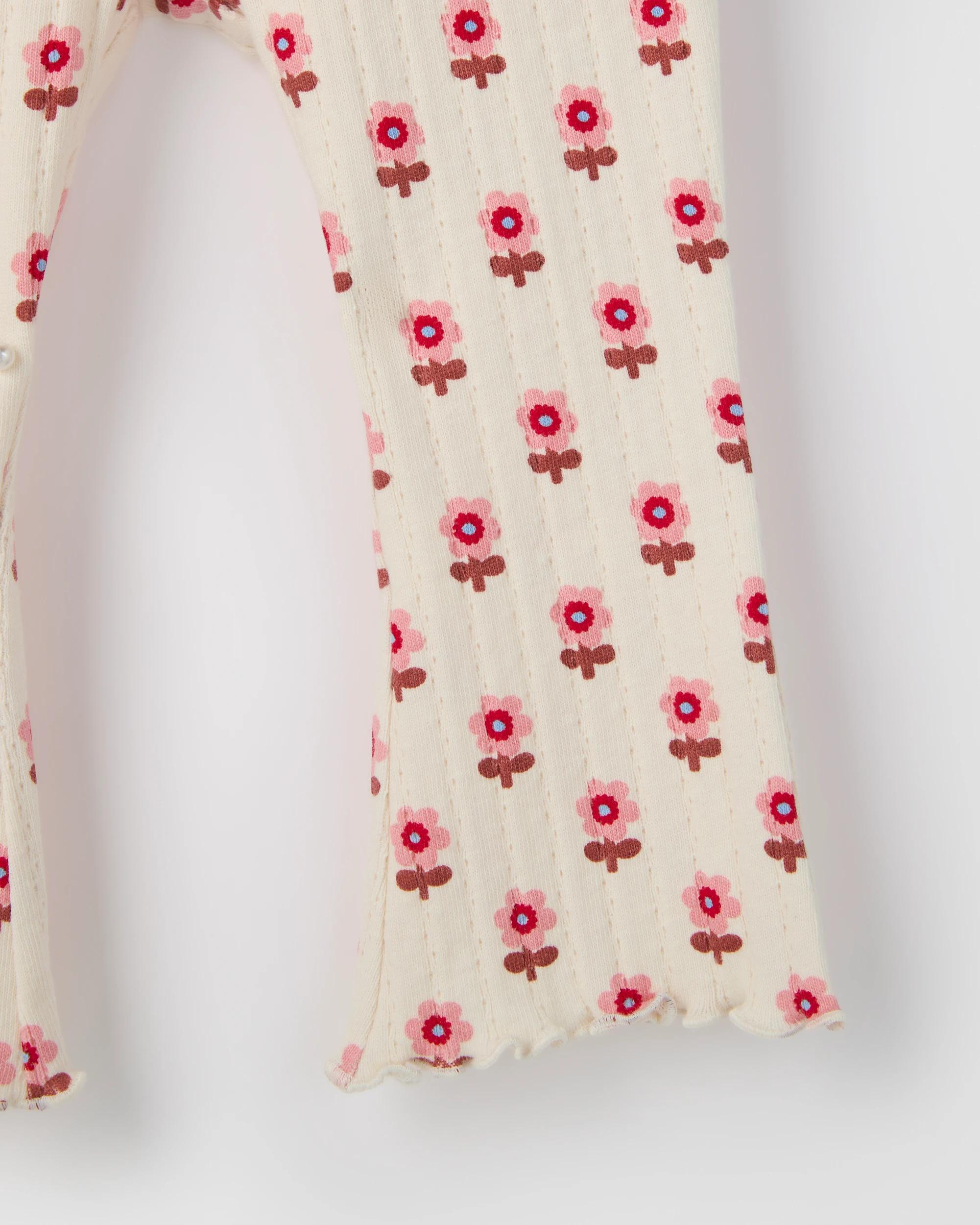6 Target Baby Organic Cotton Jumper & Flare Pants 2 Piece Set DAISY GARDEN, 6 of 6