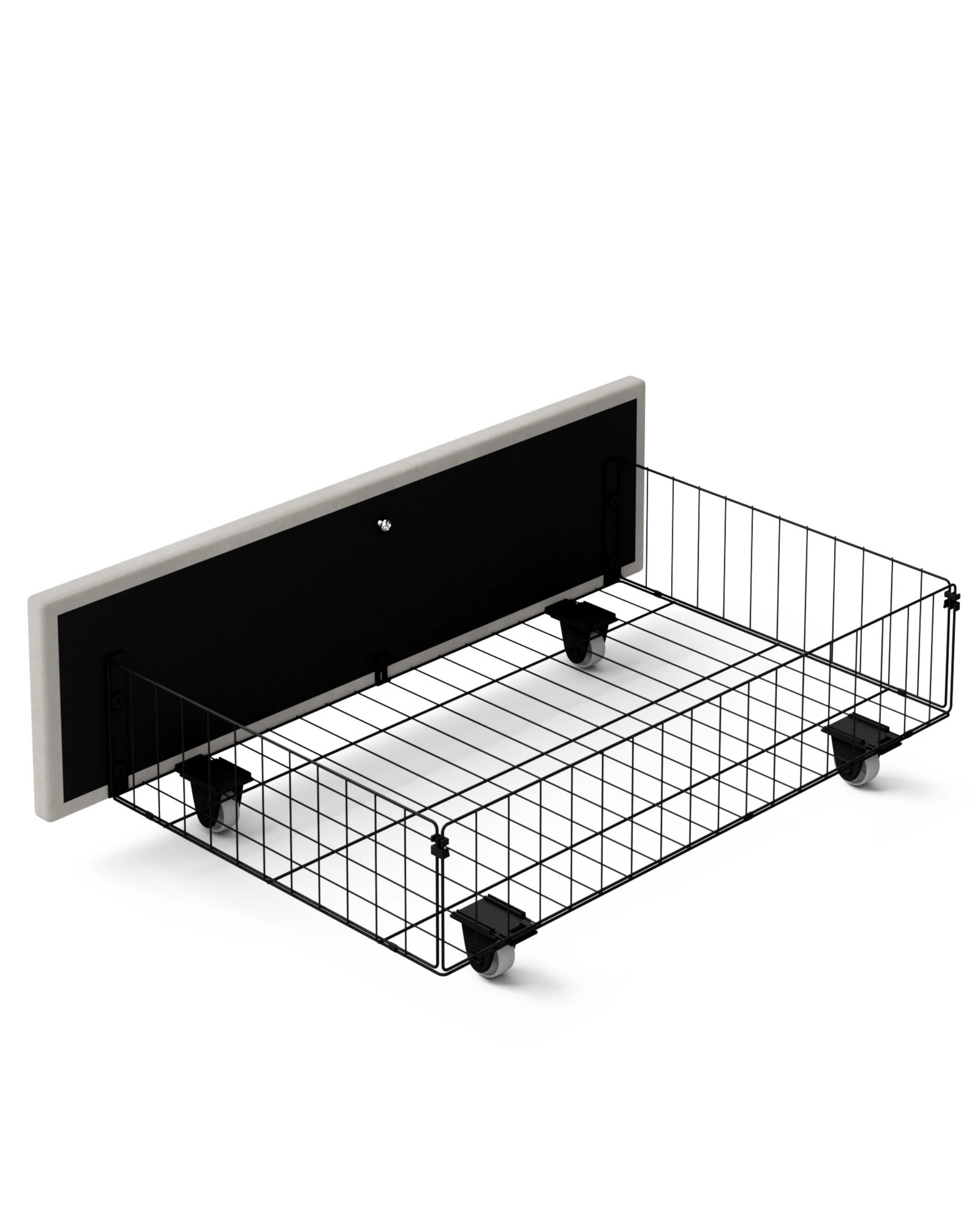 6 Advwin Double LED Bed Frame with Velvet Upholstered Headboard & Charging Station - Beige, 6 of 7