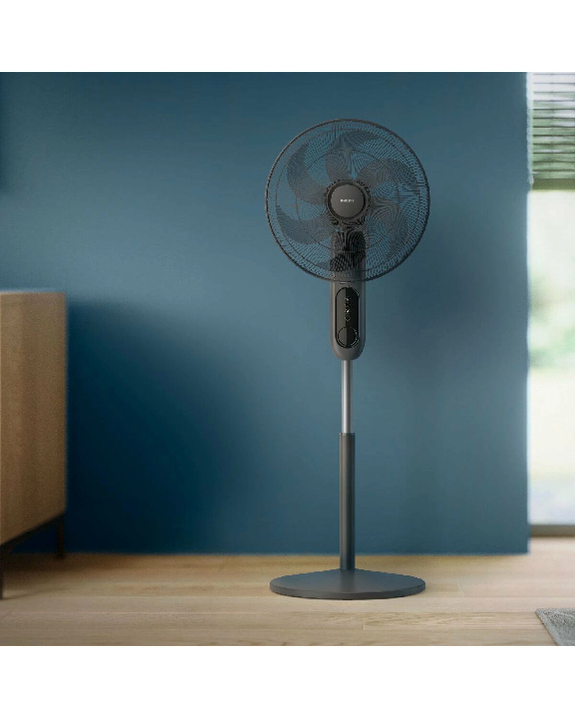 2 Philips 1000 Series 131cm Pedestal Fan Black, 2 of 5