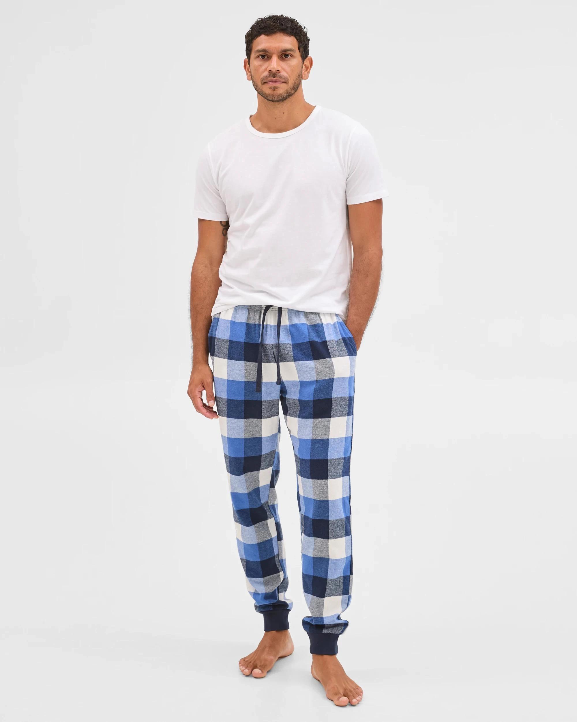 3 Target Man  Flannelette Jogger Sleep Pyjama Pants BLUE BUFFALO, 3 of 5