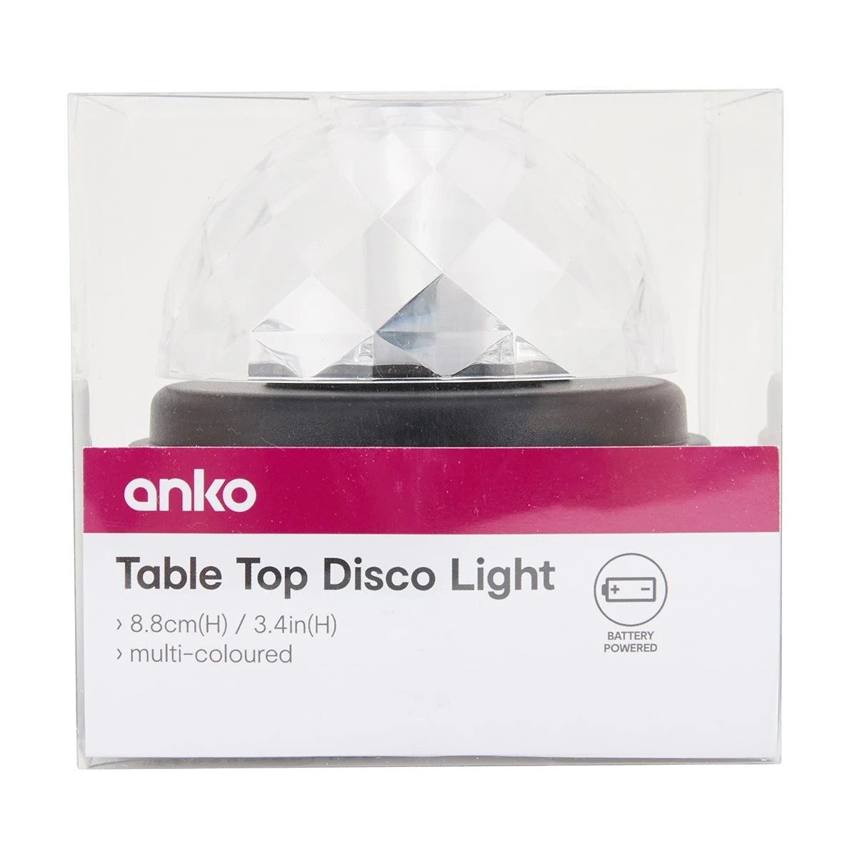 3 Table Top Disco Light, 3 of 3