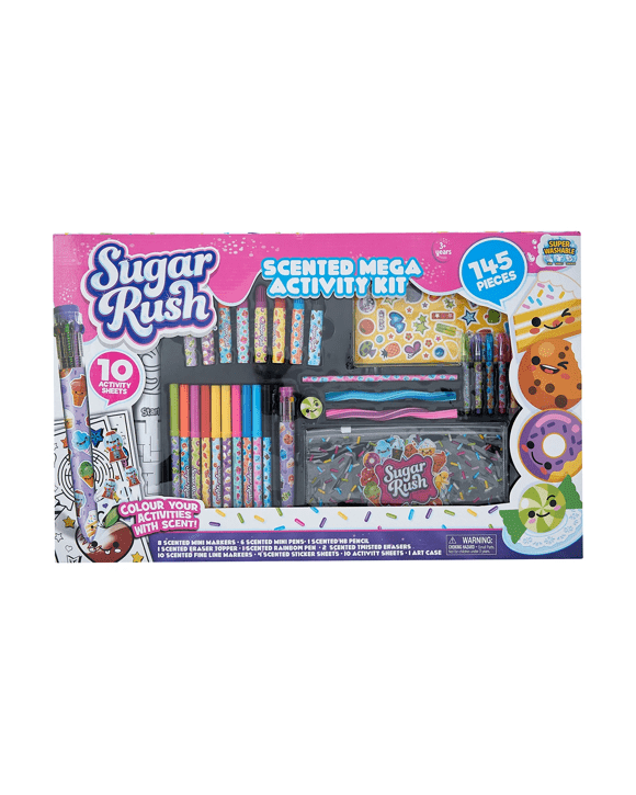 145 Piece Sugar Rush Scented Mega Activity Kit