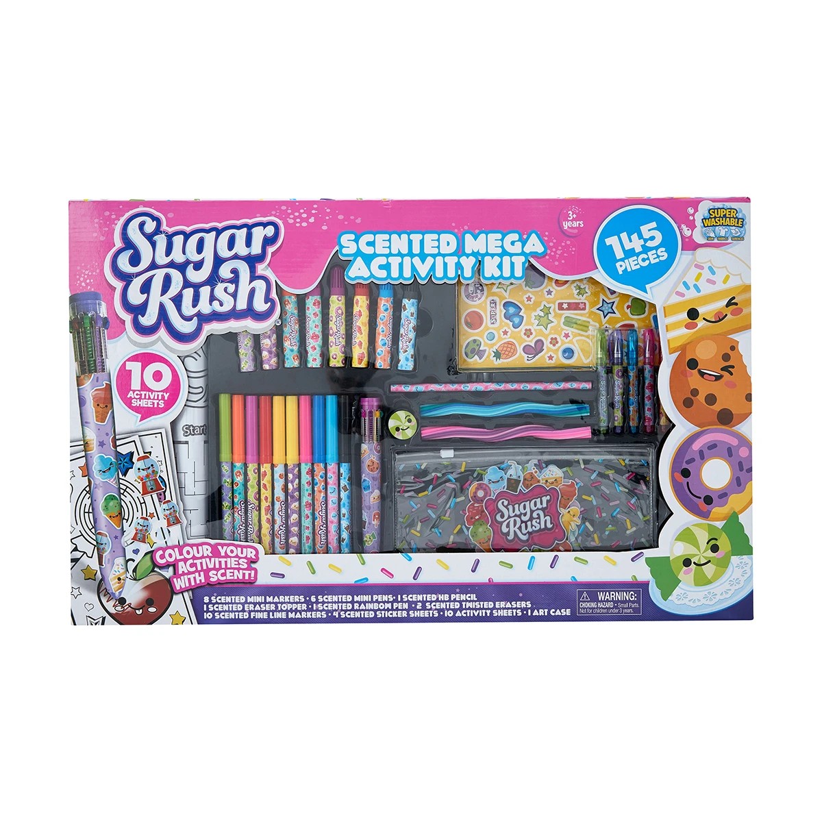 1 145 Piece Sugar Rush Scented Mega Activity Kit, 1 of 10