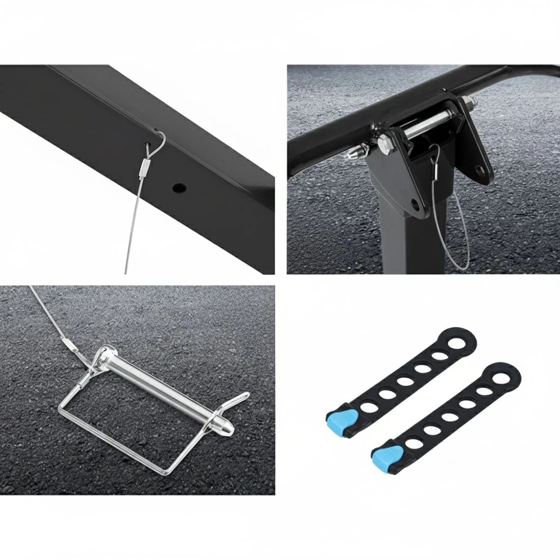 6 Giantz 4-Bike Hitch Carrier Rack 2" Towbar Foldable - Black, 6 of 7