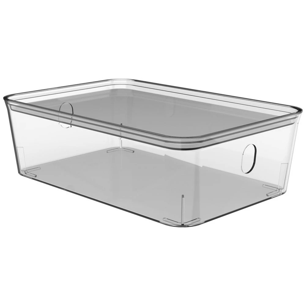 1 Otto 2.4L PET Modular Basket Medium Low Clear, 1 of 5