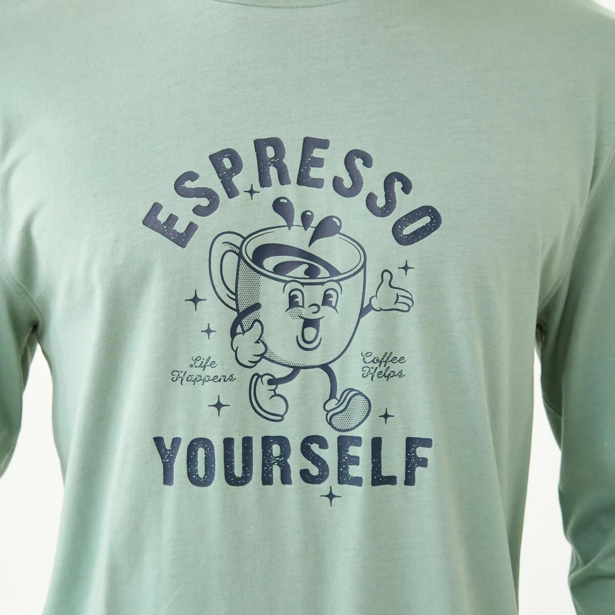 5 Long Sleeve Crew Neck Pyjama Set Espressoyo, 5 of 7