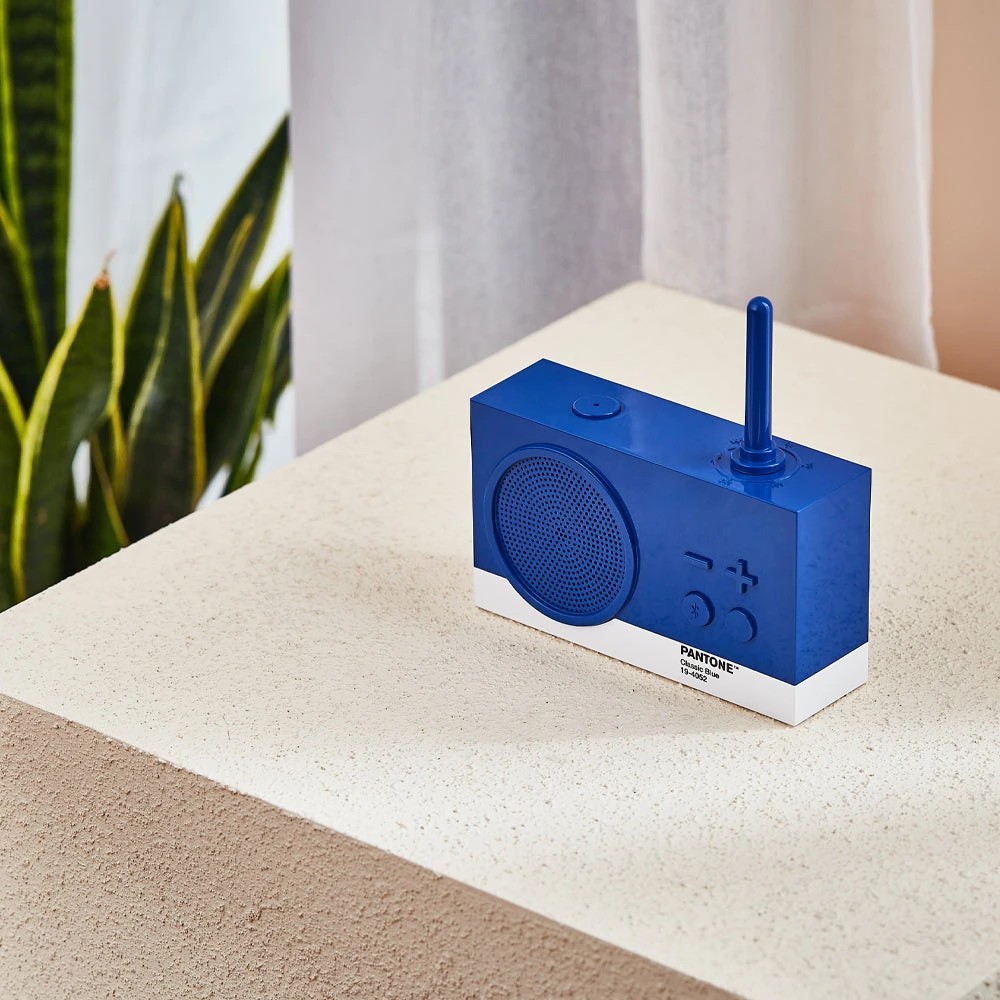 4 Lexon Thykho 3 Fm Radio & Bluetooth Speaker PANTONE - Blue, 4 of 6
