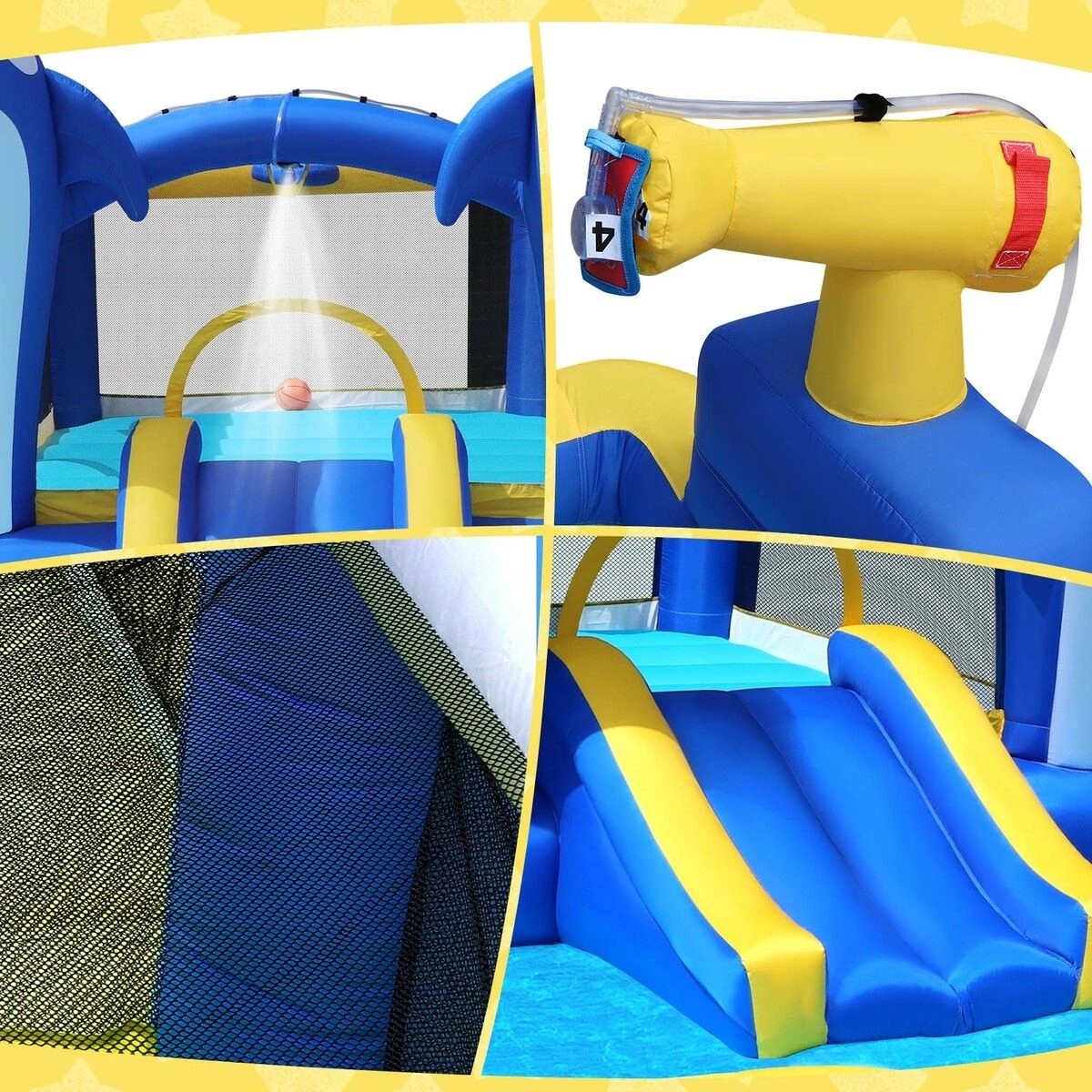 4 Kidbot Inflatable Water Park Blow Up Slide Bouncy Castle Bouncer, 4 of 4