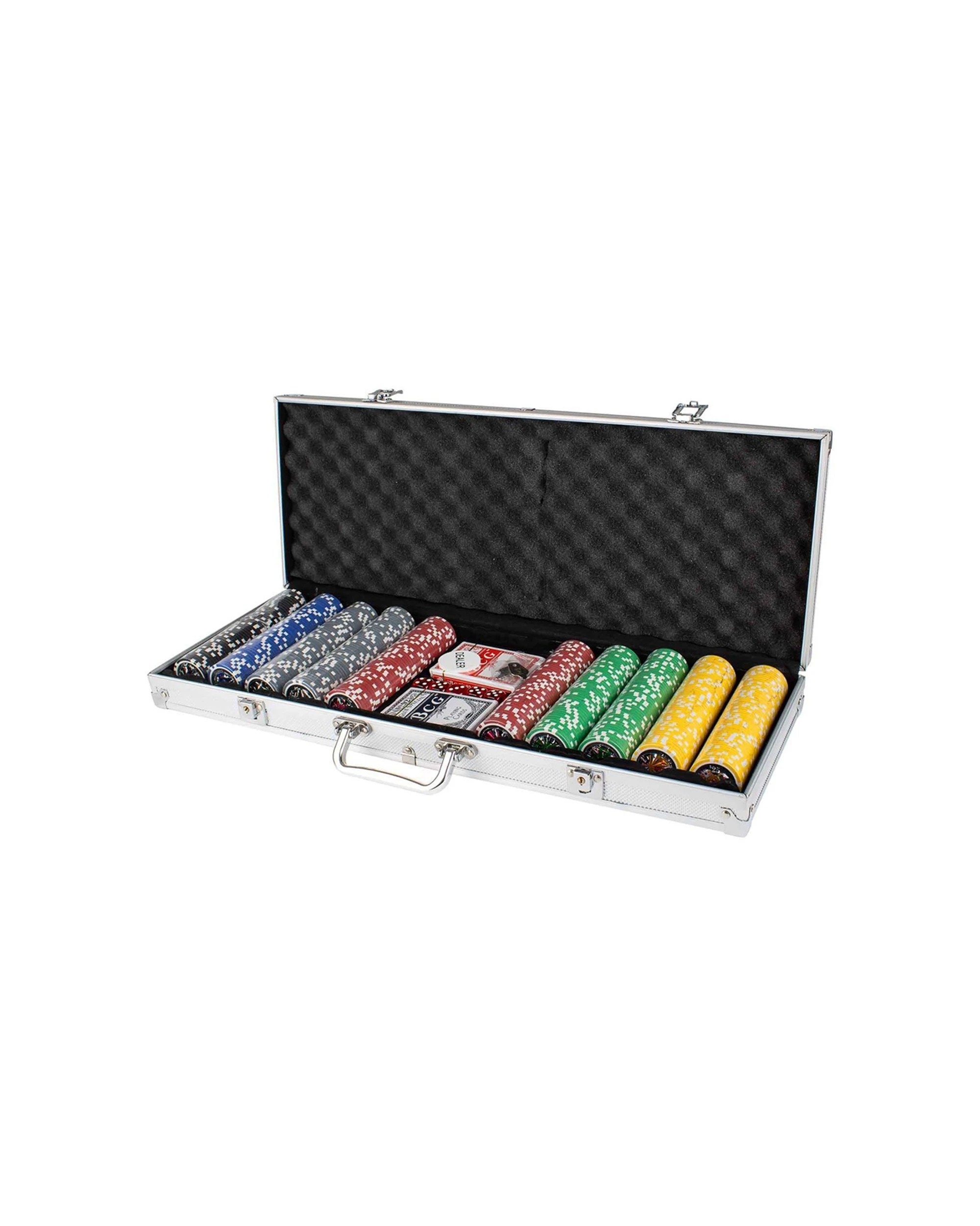 1 LMD 500pc Poker Chips With Numbers Novelty Tabletop Card Set Game 11.5gm - Multi, 1 of 1