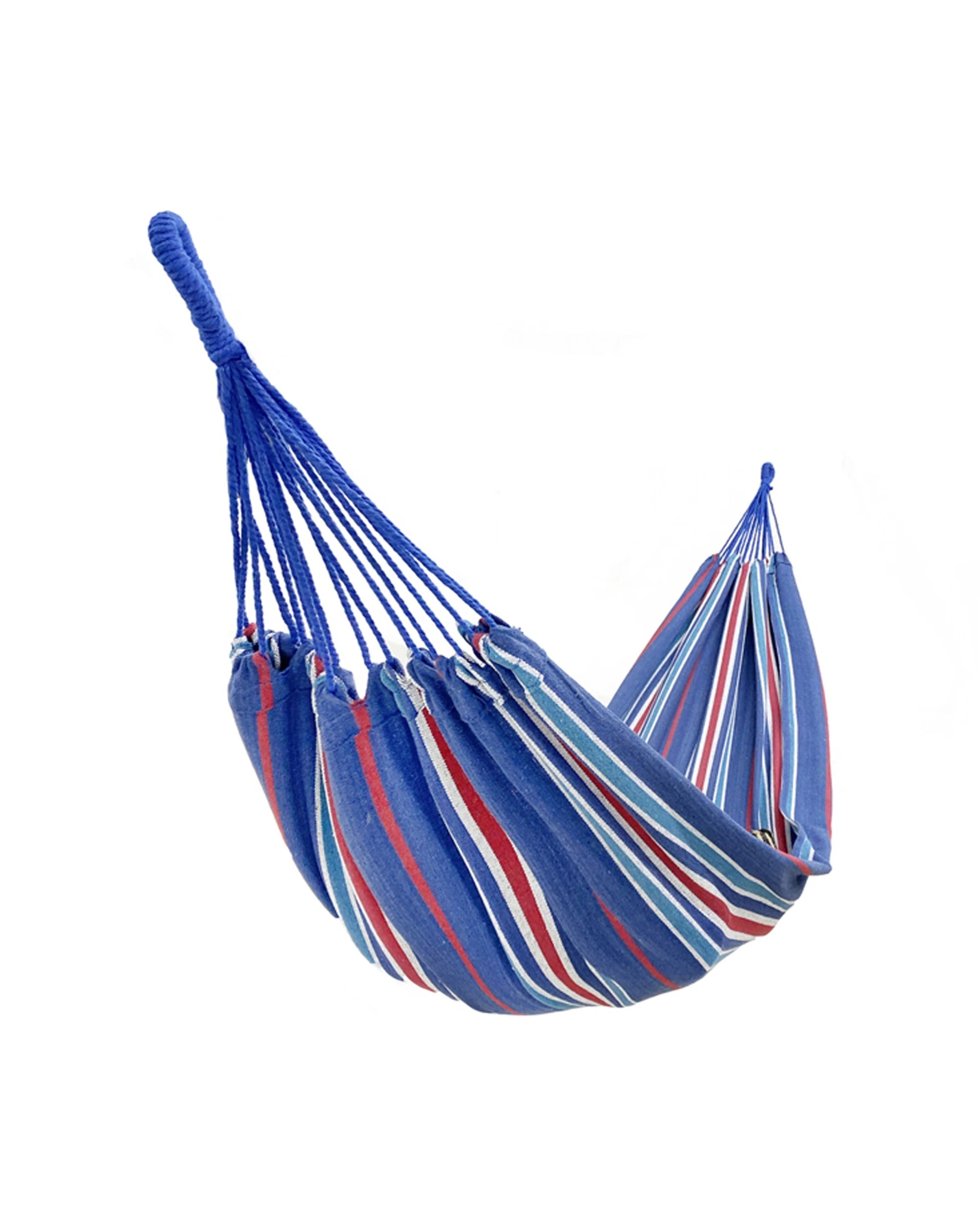 1 Wildtrak Travel Double Hammock With Carry Bag Canvas Camping - Multi, 1 of 3