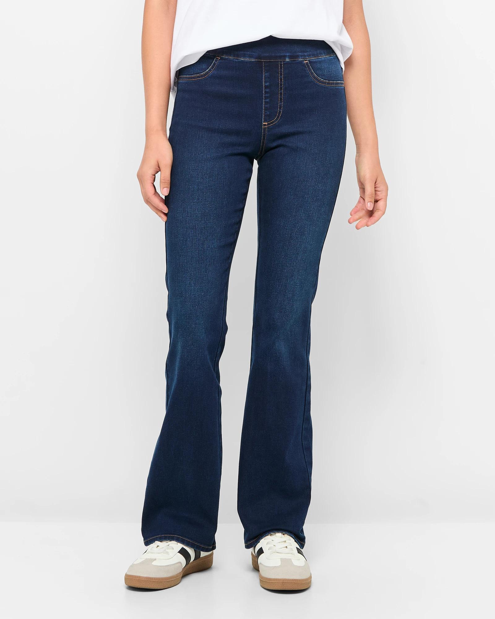 2 Target High Rise Full Length Flare Denim Jeggings - Lindsey NIAGRA BLUE, 2 of 5