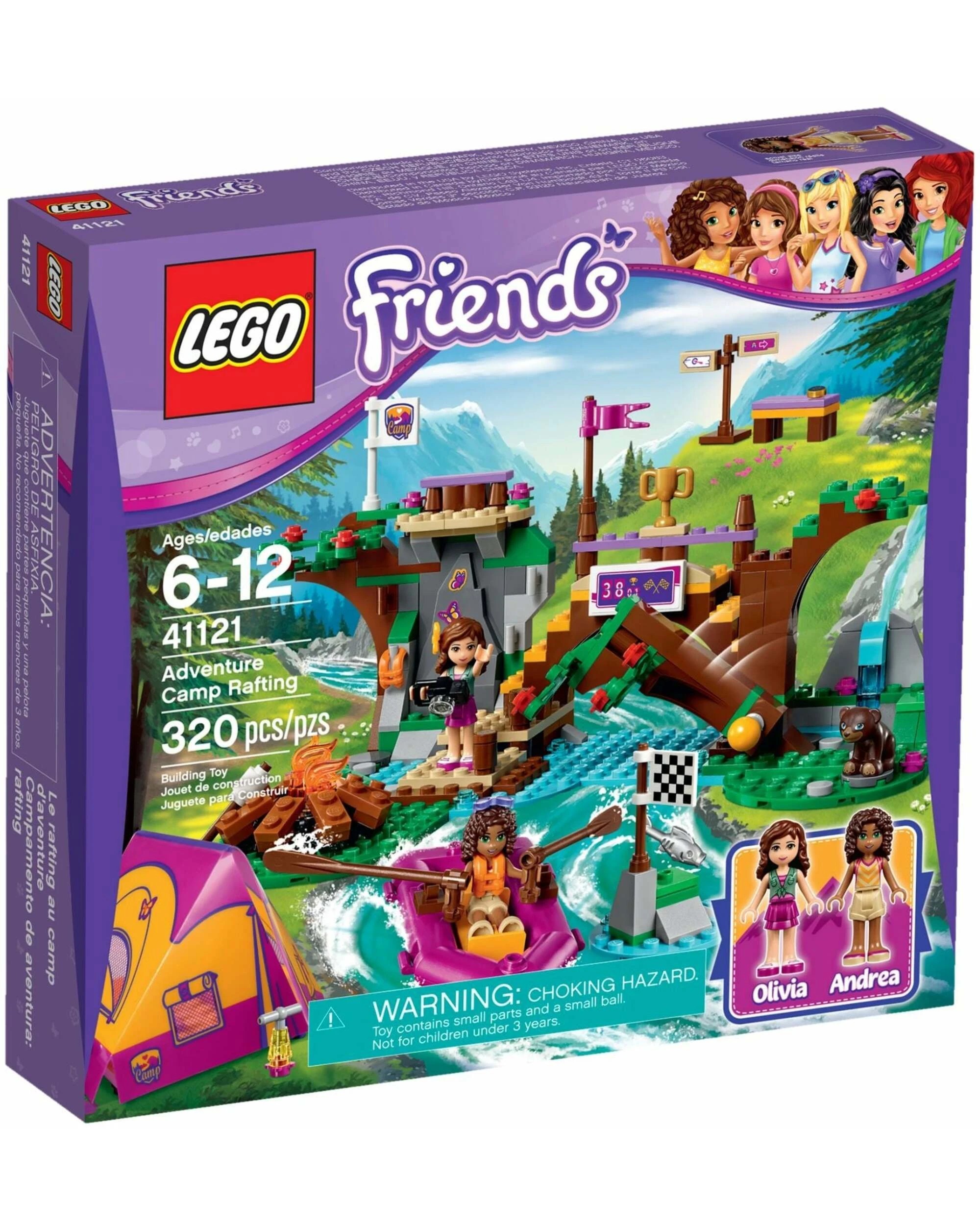 1 LEGO 41121 Adventure Camp Rafting & Camping, 1 of 5