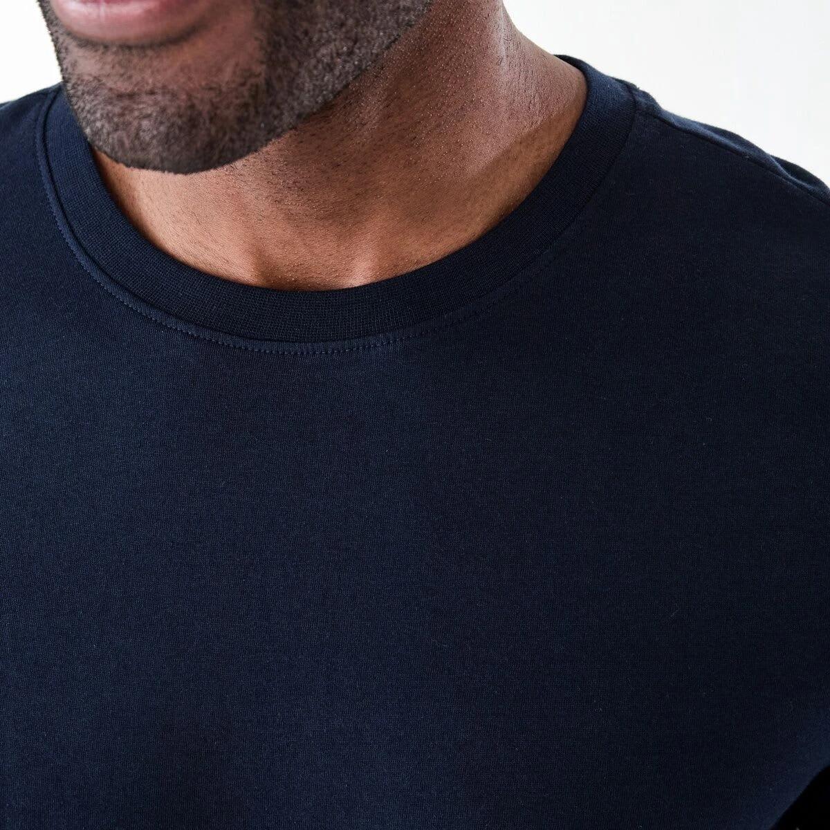 5 Australian Grown Cotton Longline T-shirt SKY CAPTAIN, 5 of 6