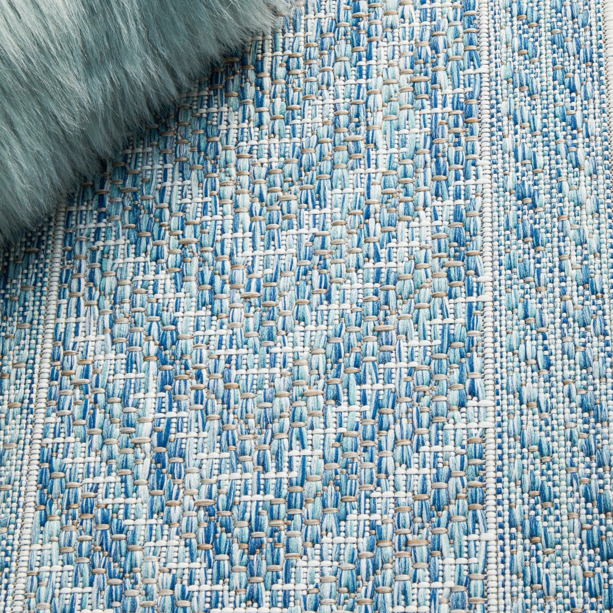 8 Common Ground Rugs Portico 5505 290x200cm - Large Outdoor Rug - Blue, 8 of 9