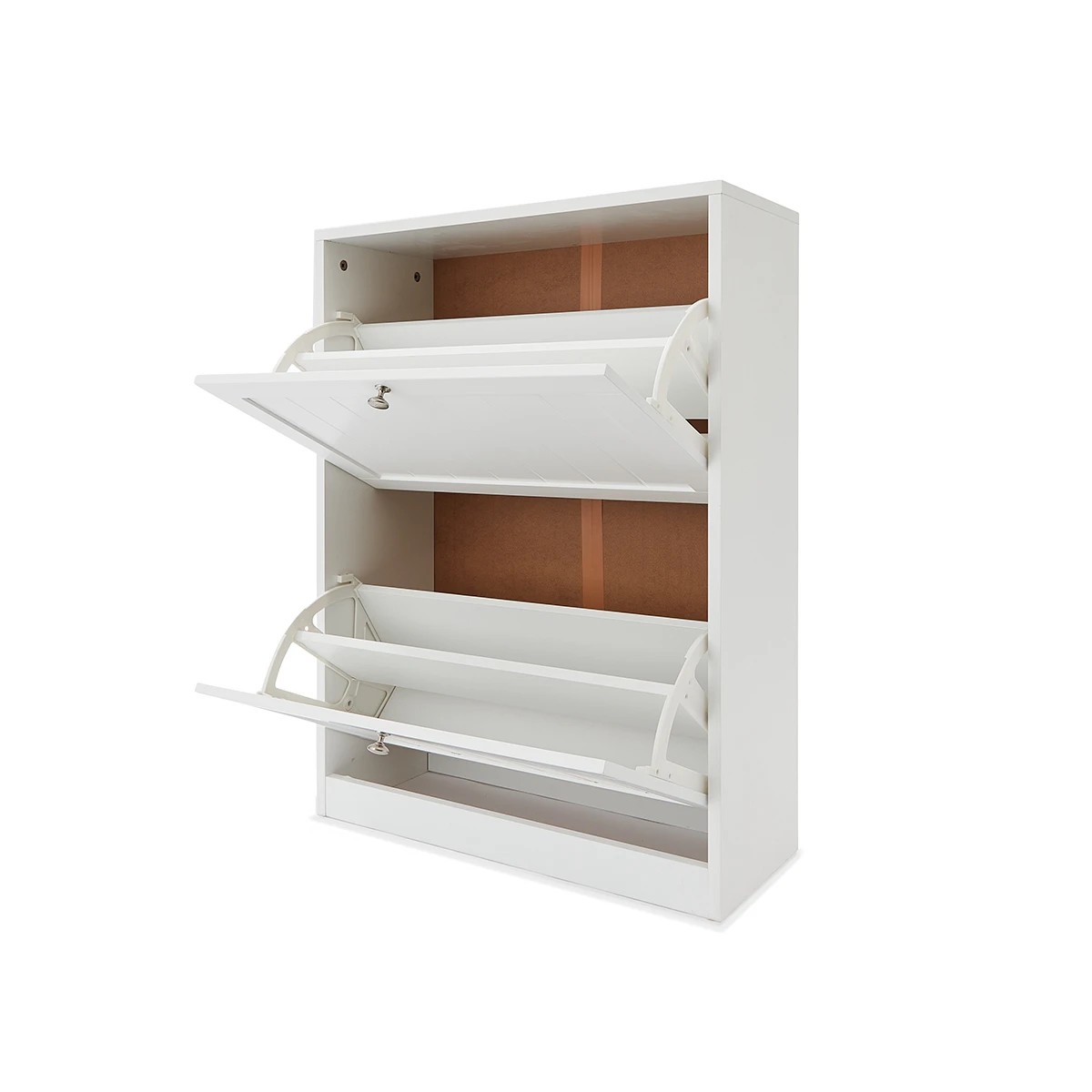 5 2 Tier Panelled Shoe Cabinet, 5 of 10