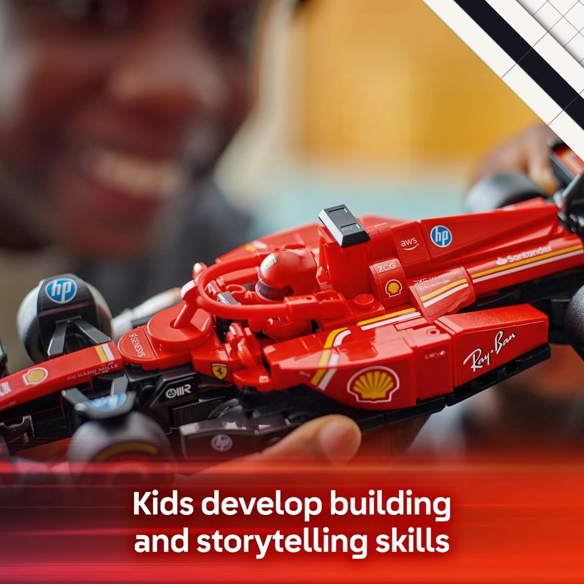 8 LEGO Speed Champions Ferrari SF-24 F1 Race Car 77242, 8 of 10