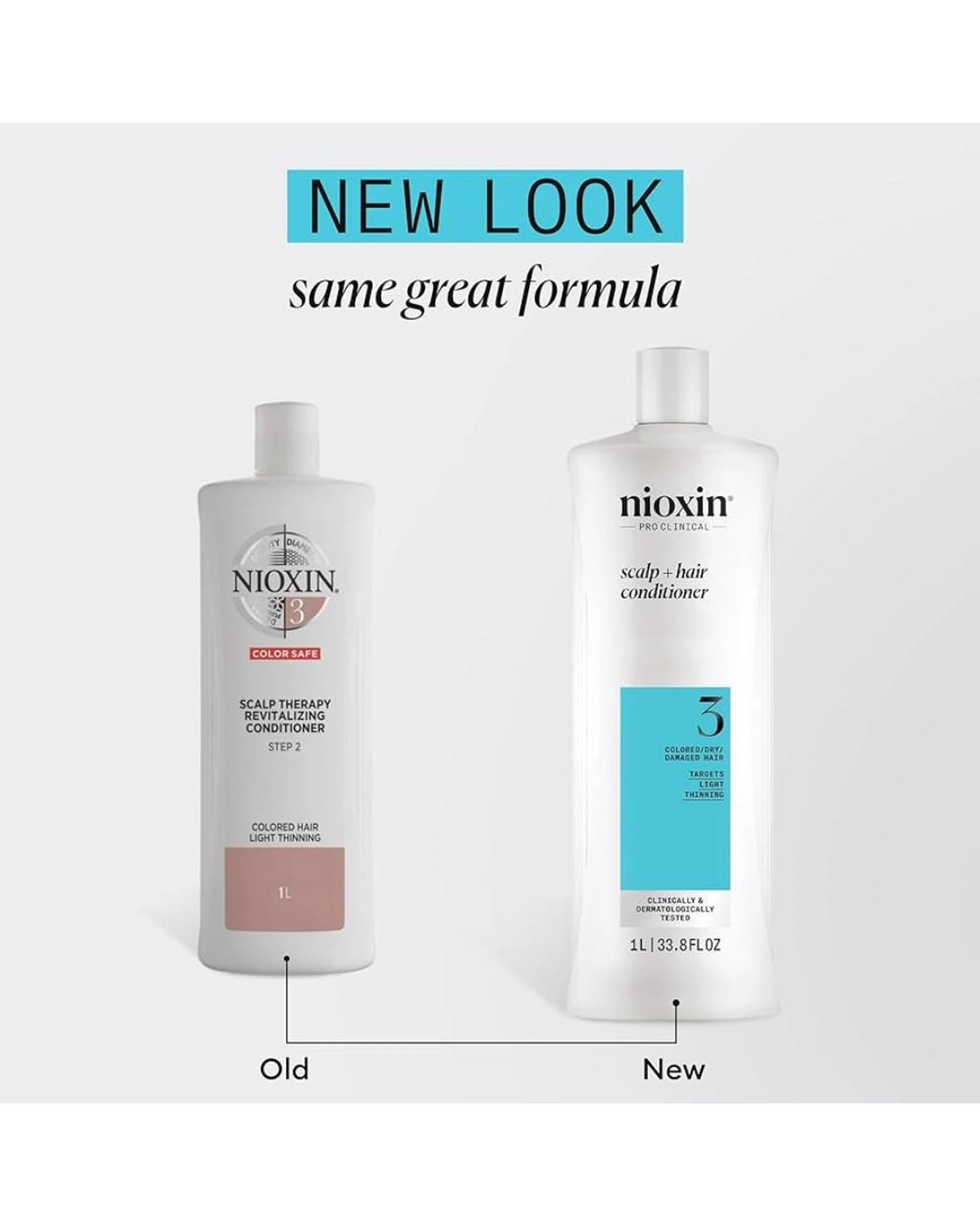 5 Nioxin System 3 Scalp & Hair Shampoo & Conditioner 1000mL Set, 5 of 5