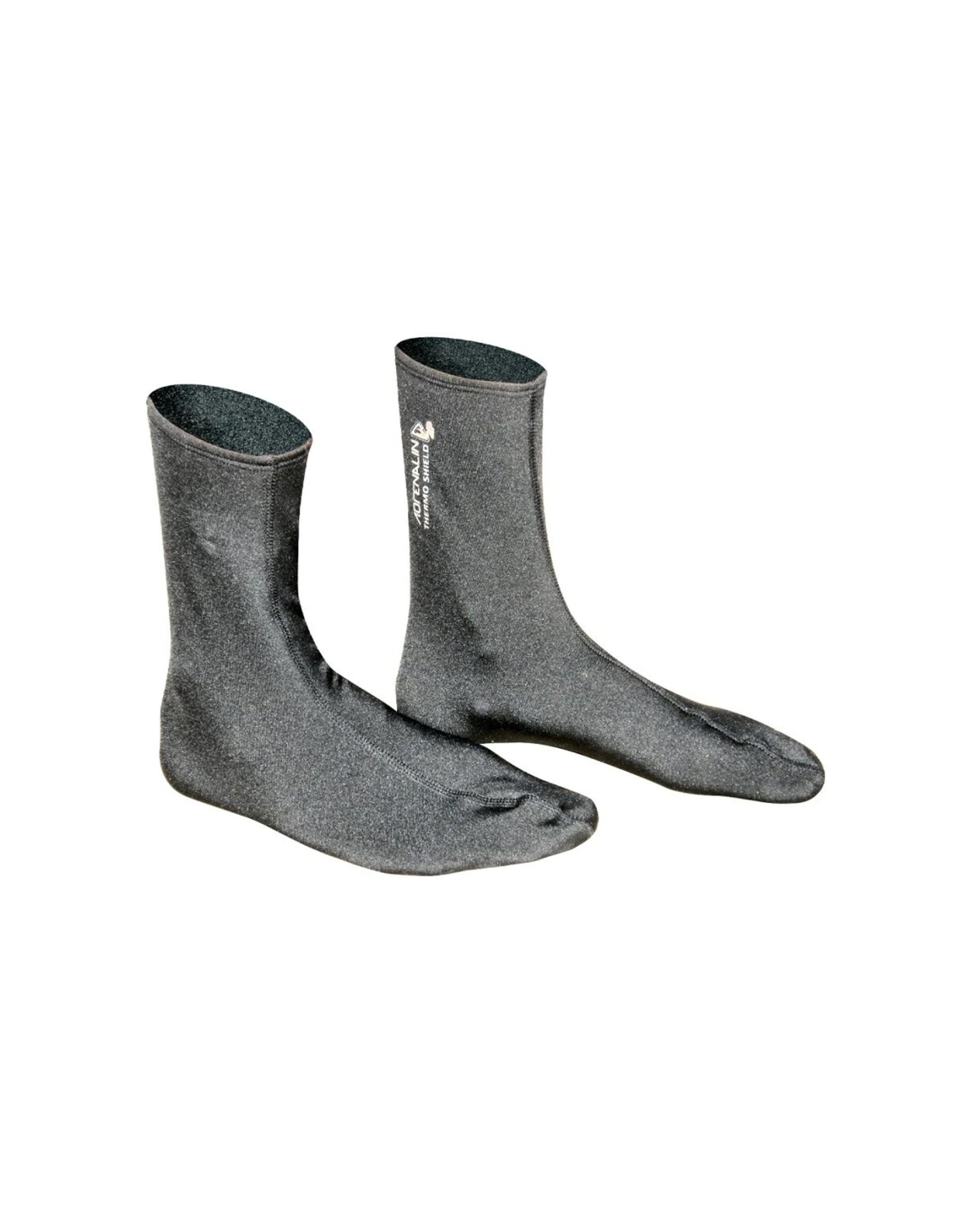 1 Adrenalin 2P Thermo Shield Thermal Padding Waterproof Socks BLACK, 1 of 1
