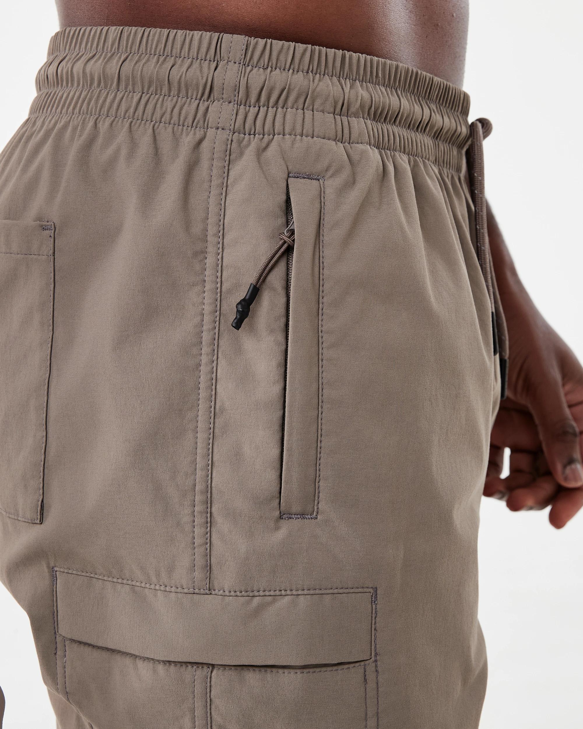 6 Active Mens Everyday Cargo Shorts Brn Phenix, 6 of 8
