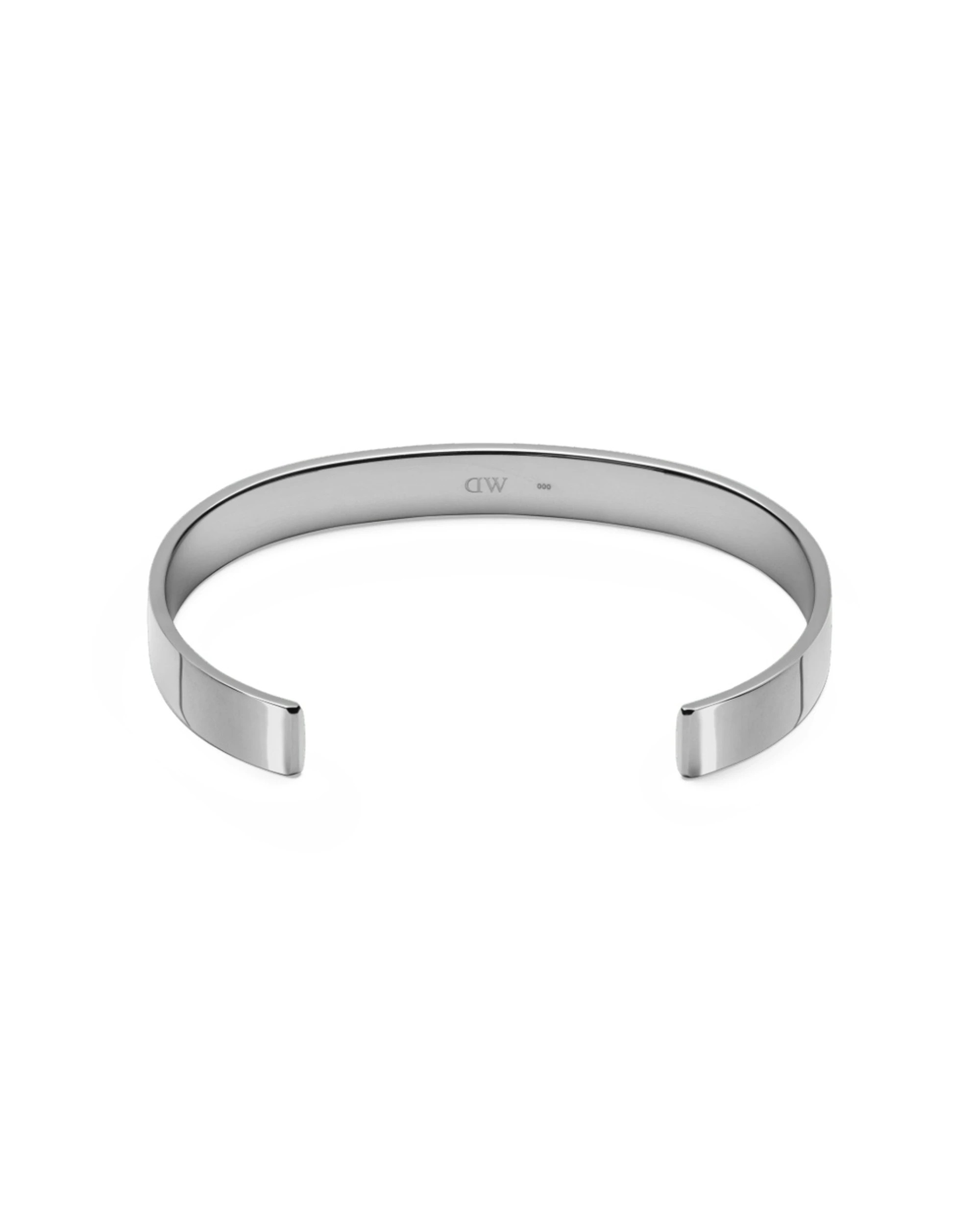 4 Daniel Wellington Line Cuff Polished Silver Bracelet Large Jewellery - Silver, 4 of 5