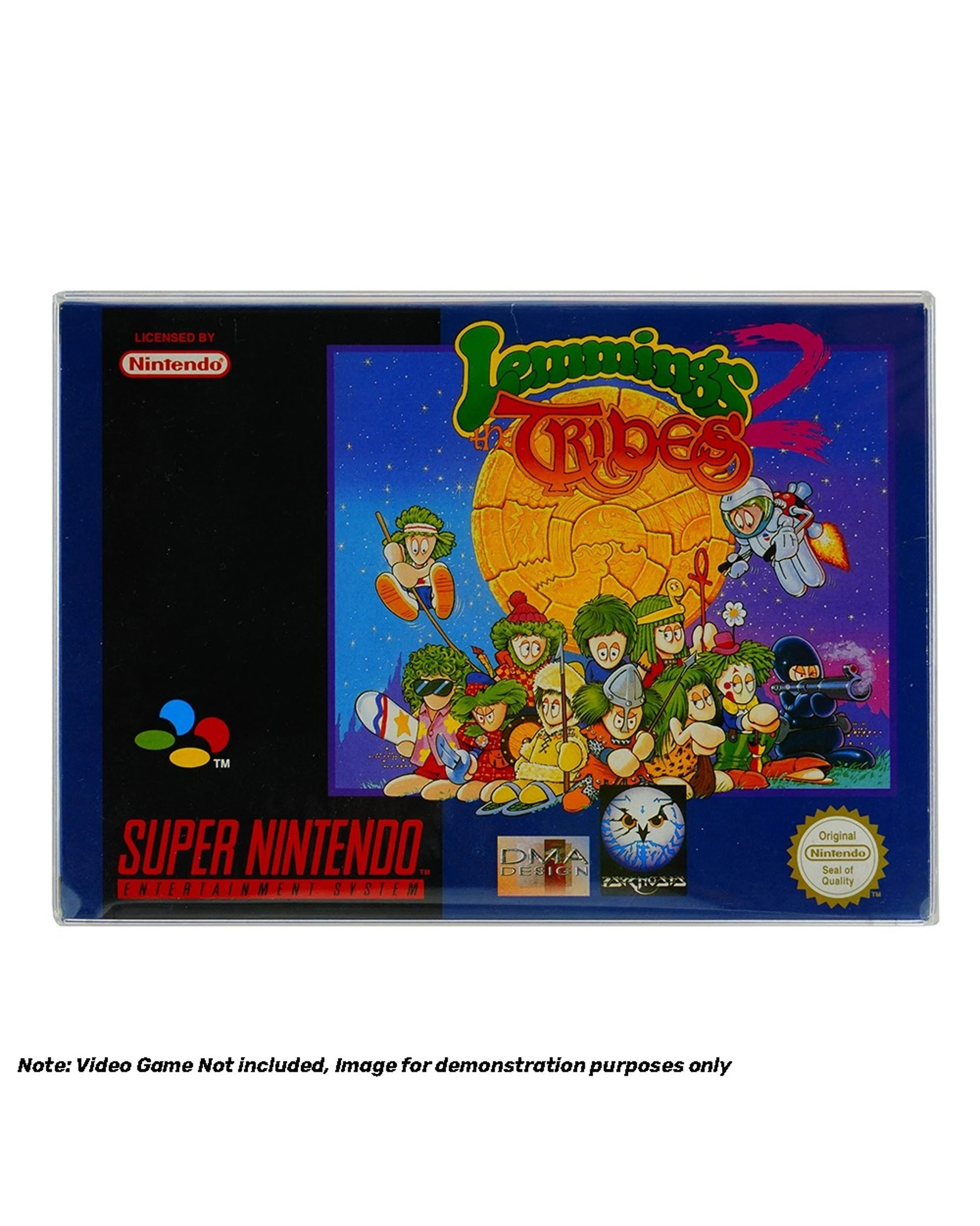 3 Powerwave SNES and N64 Game Box 0.5mm Plastic UV Protector 10 Pack - Clear, 3 of 4