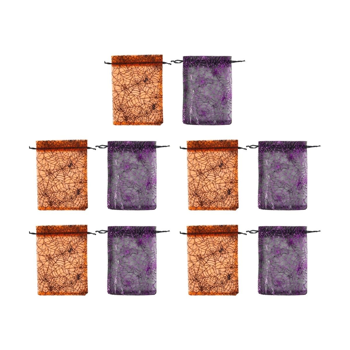 2 10 Piece Halloween Craft Organza Bags, 2 of 6