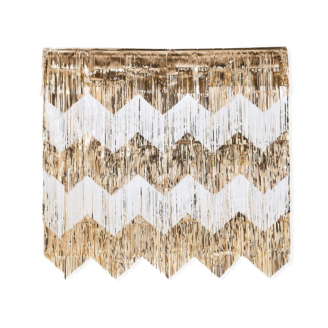 2 Foil Backdrop - Gold Look and White, 2 of 4