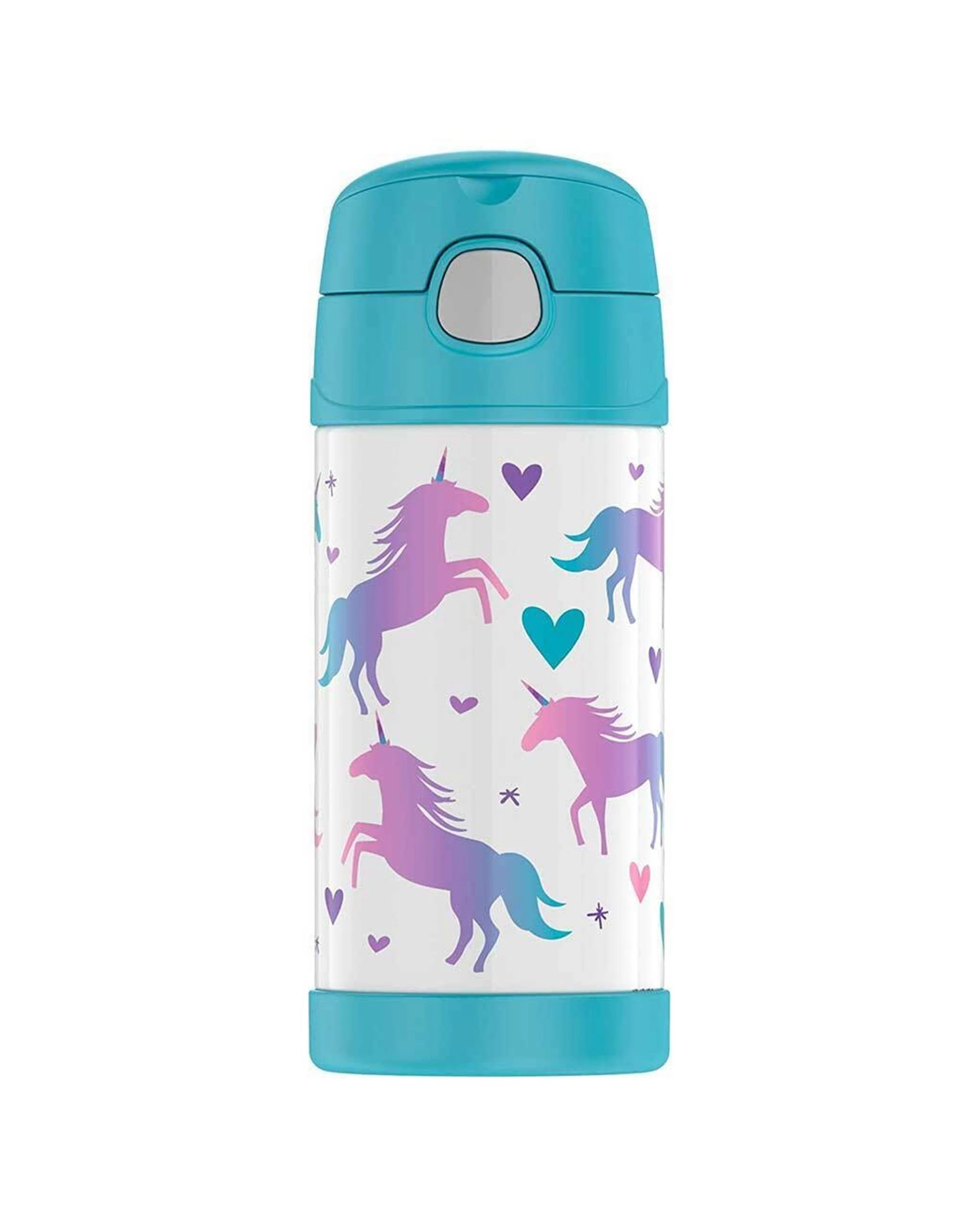 1 Thermos Funtainer 355ml Insulated Stainless Steel Drink Bottle With Straw, 1 of 3