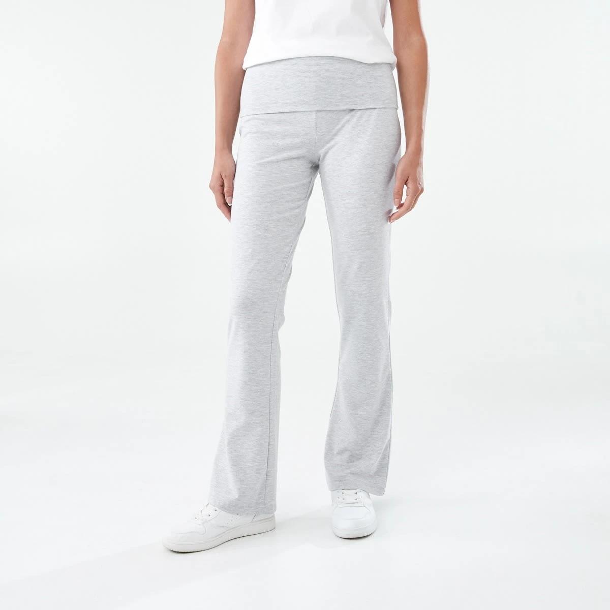 1 Fold Down Flare Pants SLIGHTLY GREY MARLE, 1 of 5