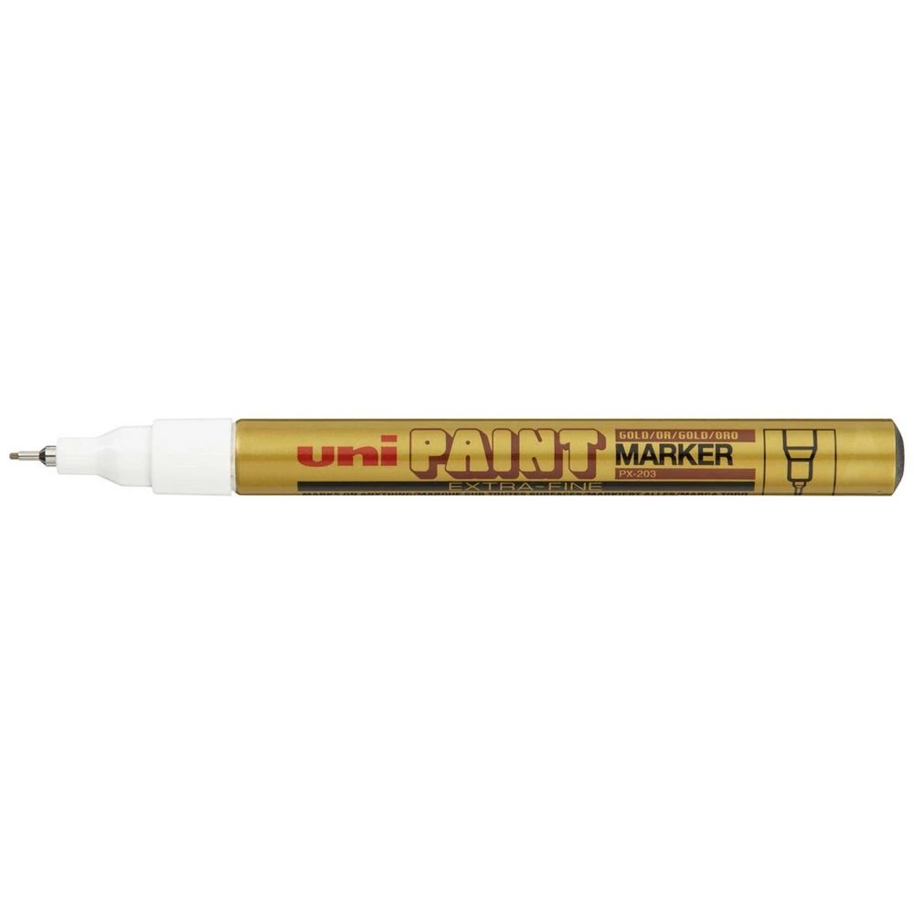1 Uni PX-203 Paint Marker Gold, 1 of 2