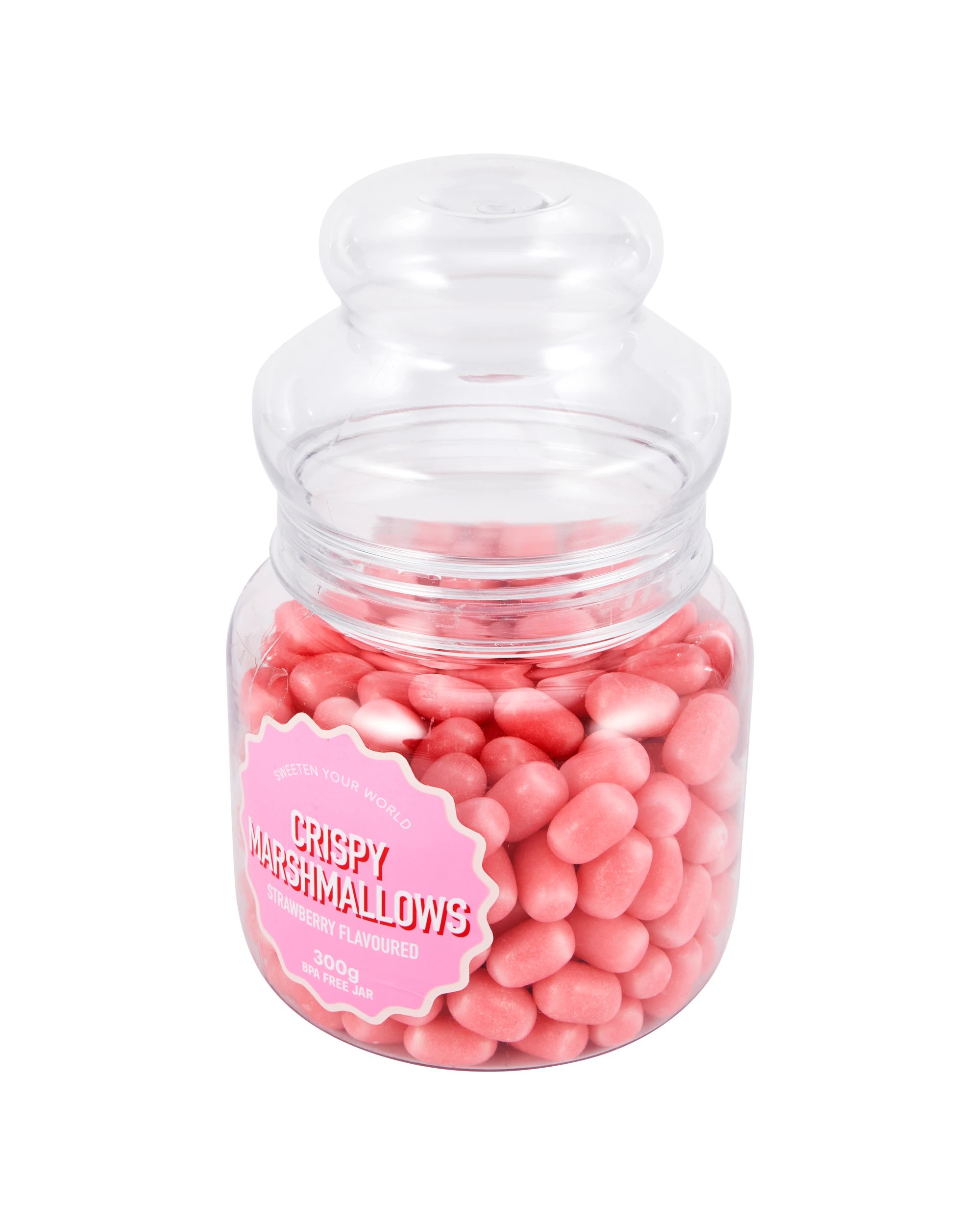 2 Strawberry Flavoured Crispy Marshmallows Jar 300g, 2 of 5